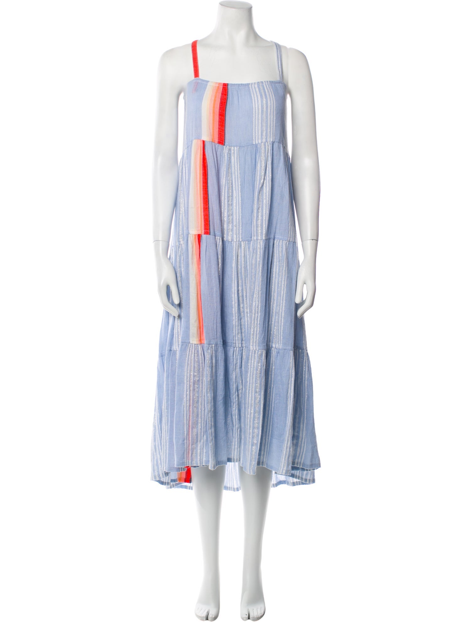 Lemlem Striped Midi Length Dress
