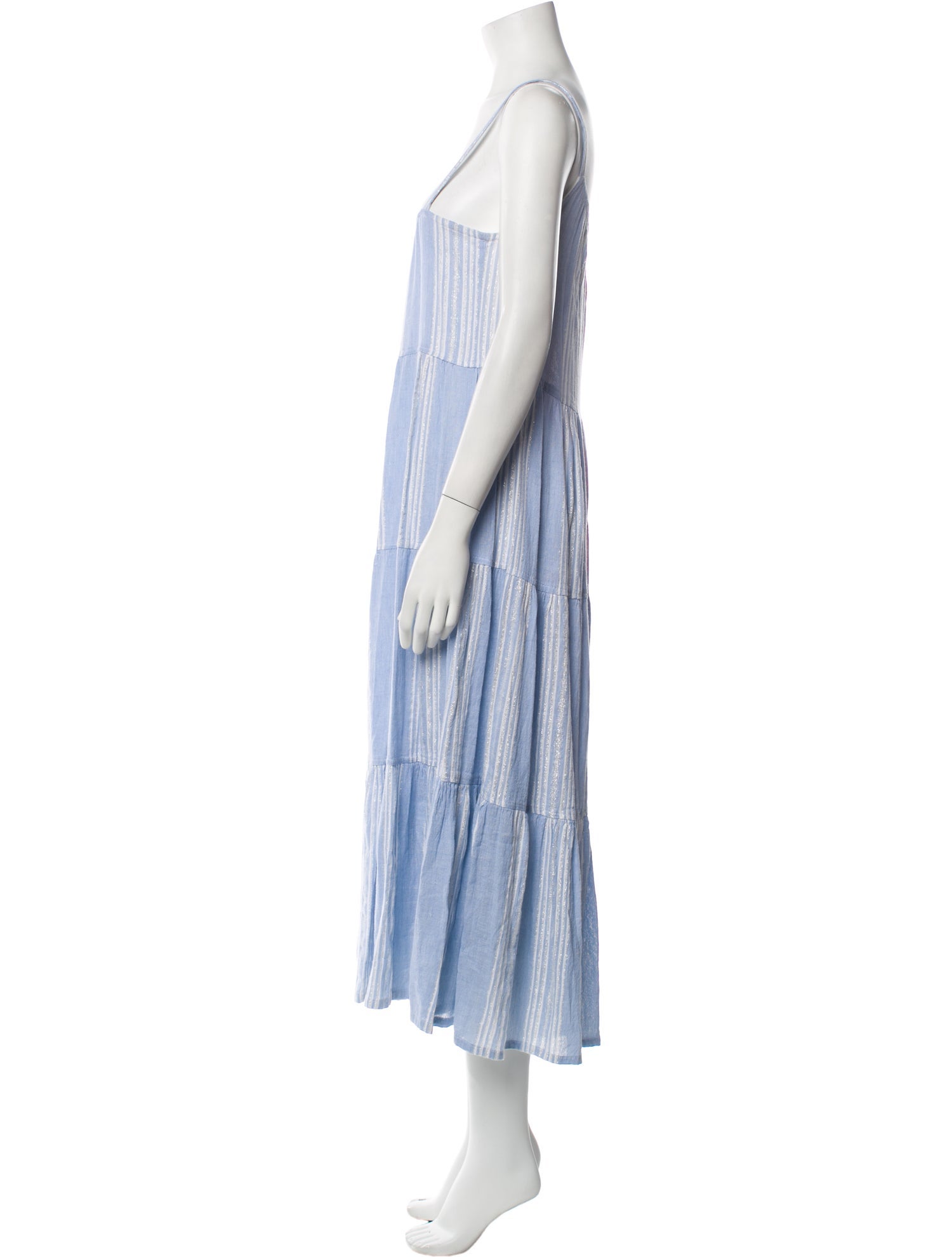 Lemlem Striped Midi Length Dress