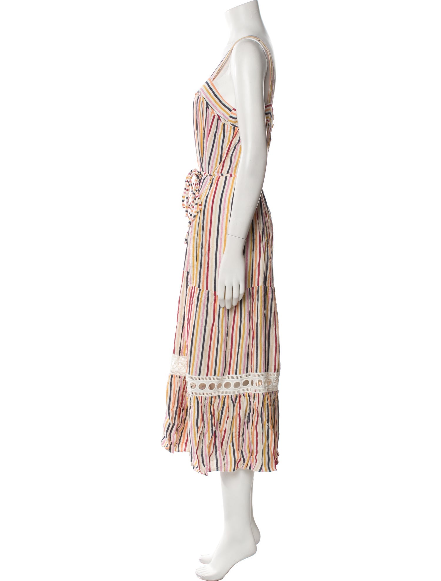 Lemlem Striped Midi Length Dress