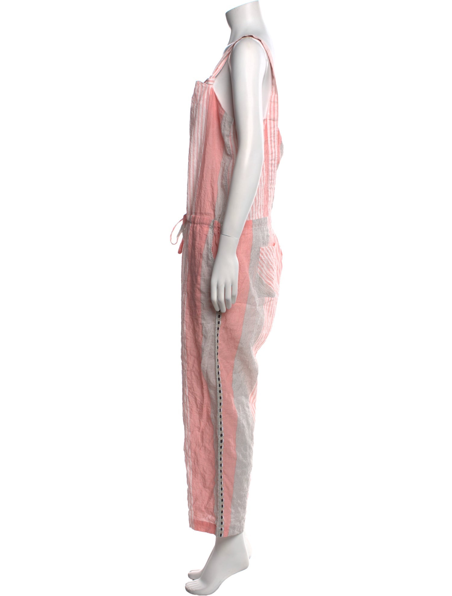 Lemlem Striped Scoop Neck Jumpsuit w/ Tags