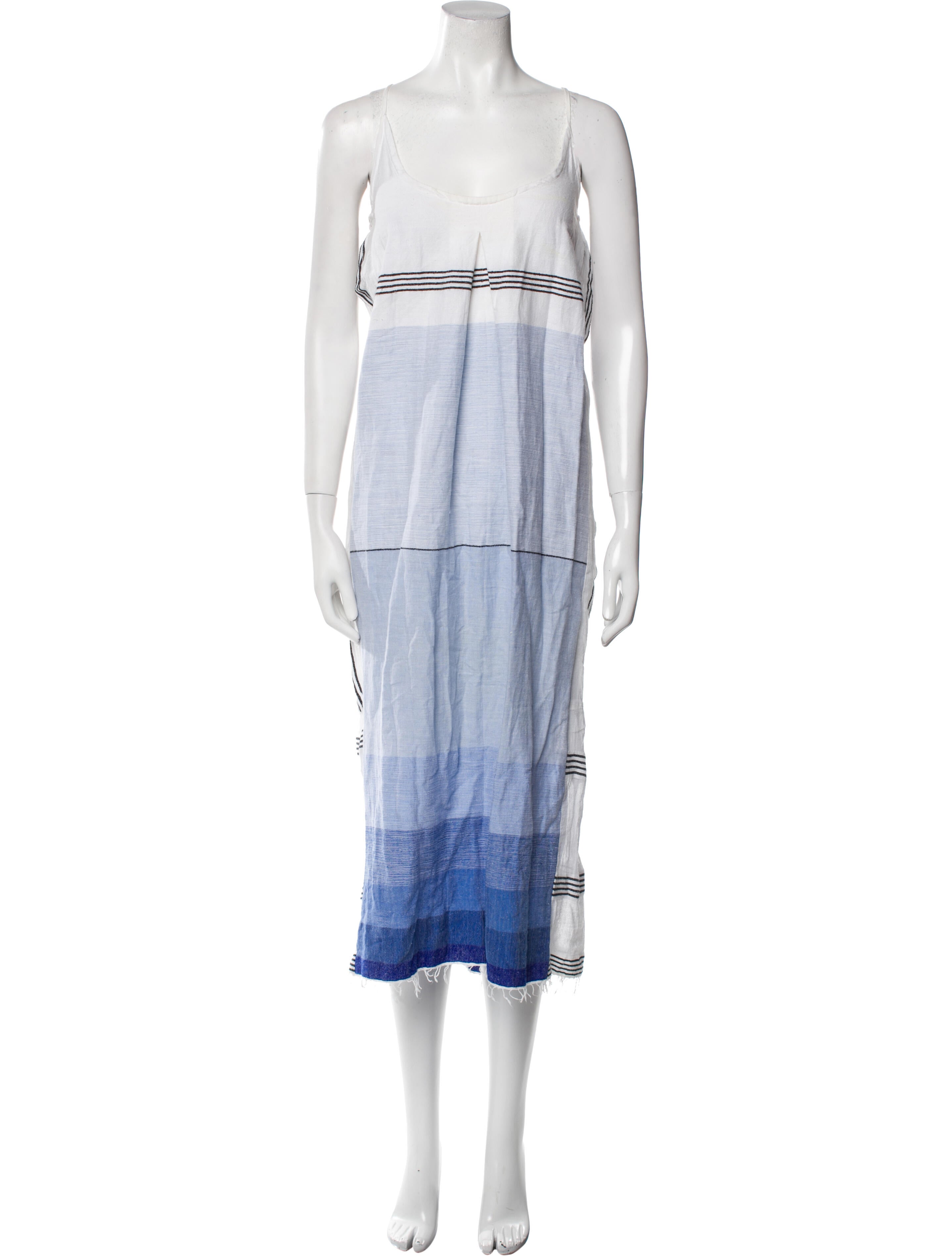 Lemlem Tie-Dye Print Long Dress