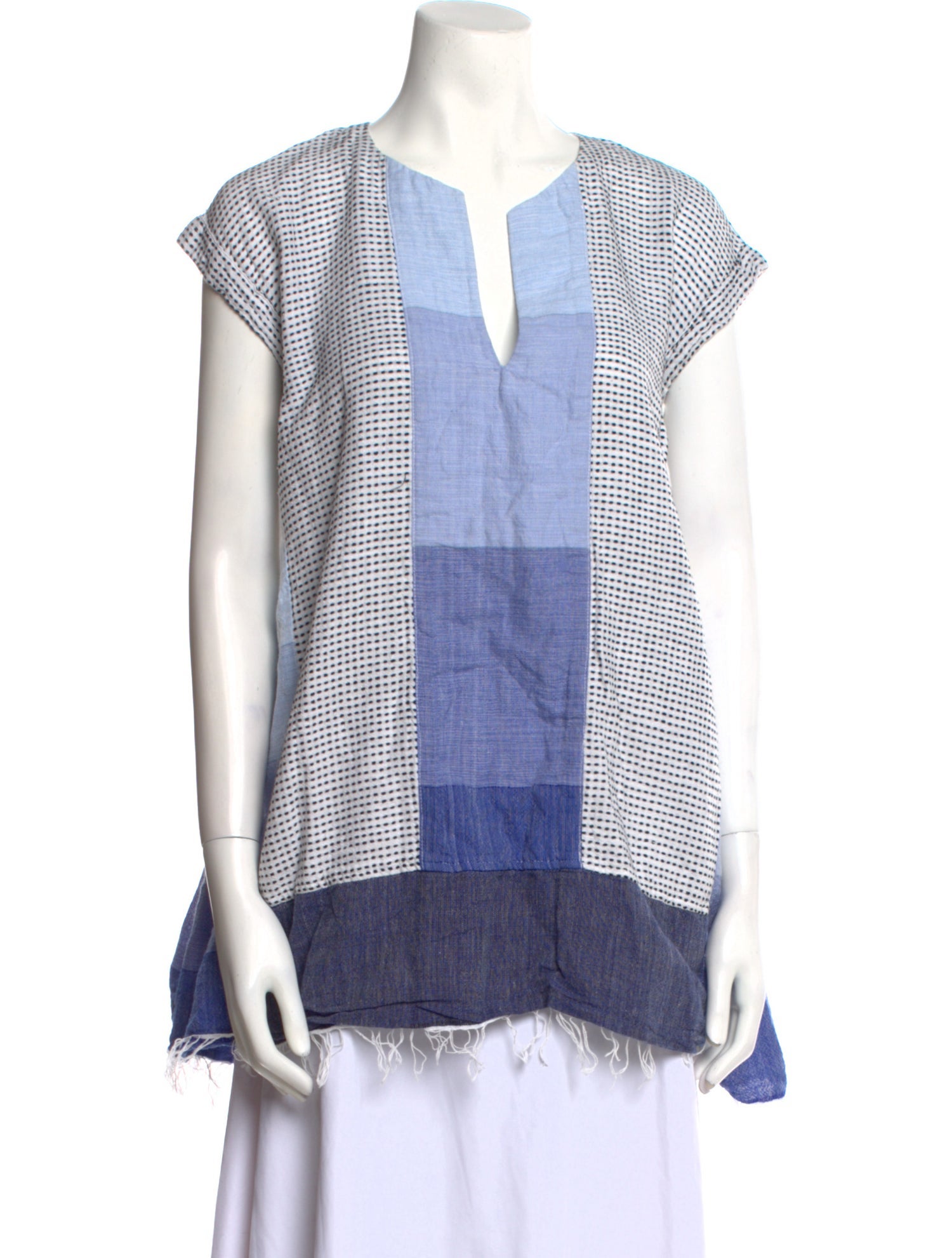 Lemlem Printed V-Neck Top