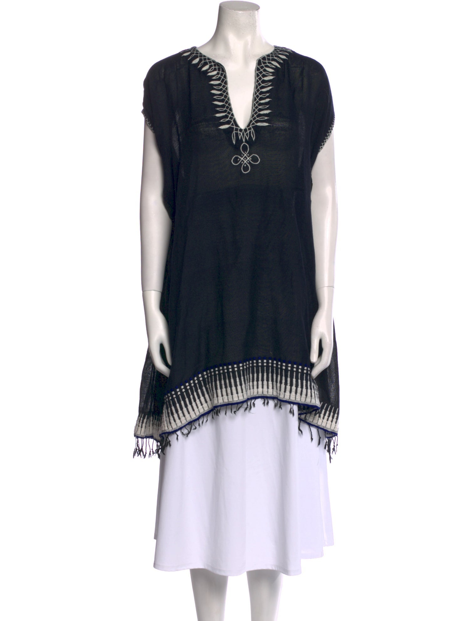 Lemlem V-Neck Mini Dress