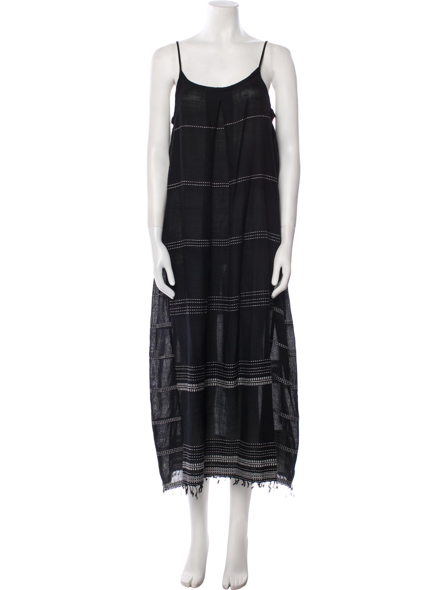 Lemlem Scoop Neck Long Dress