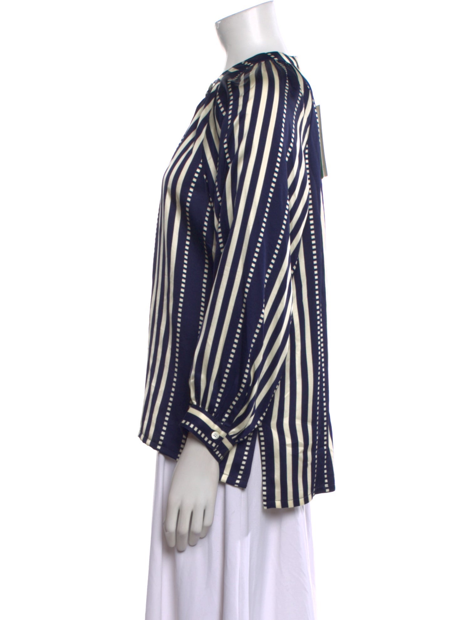 Lemlem Striped Crew Neck Blouse