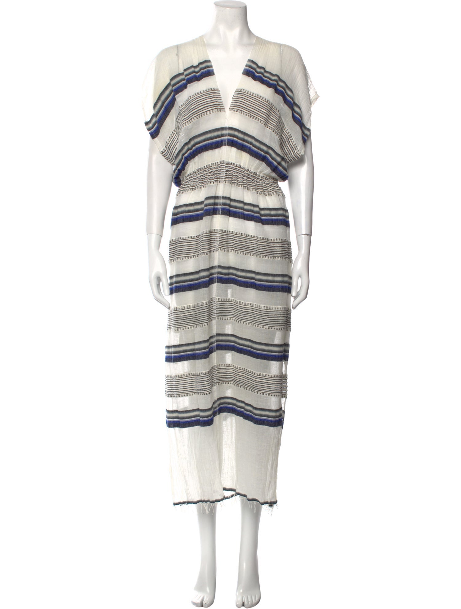 Lemlem Striped Midi Length Dress