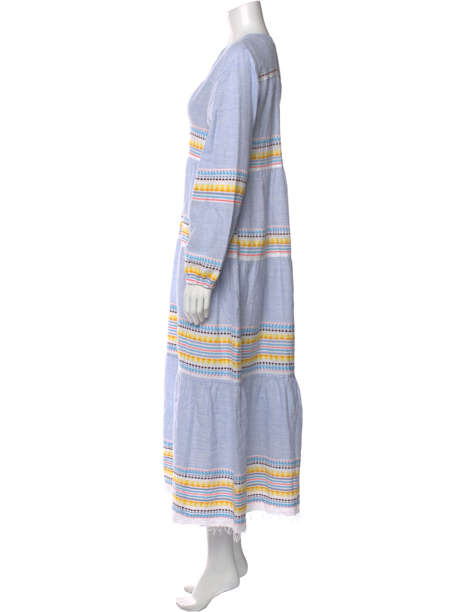 Lemlem Striped Long Dress