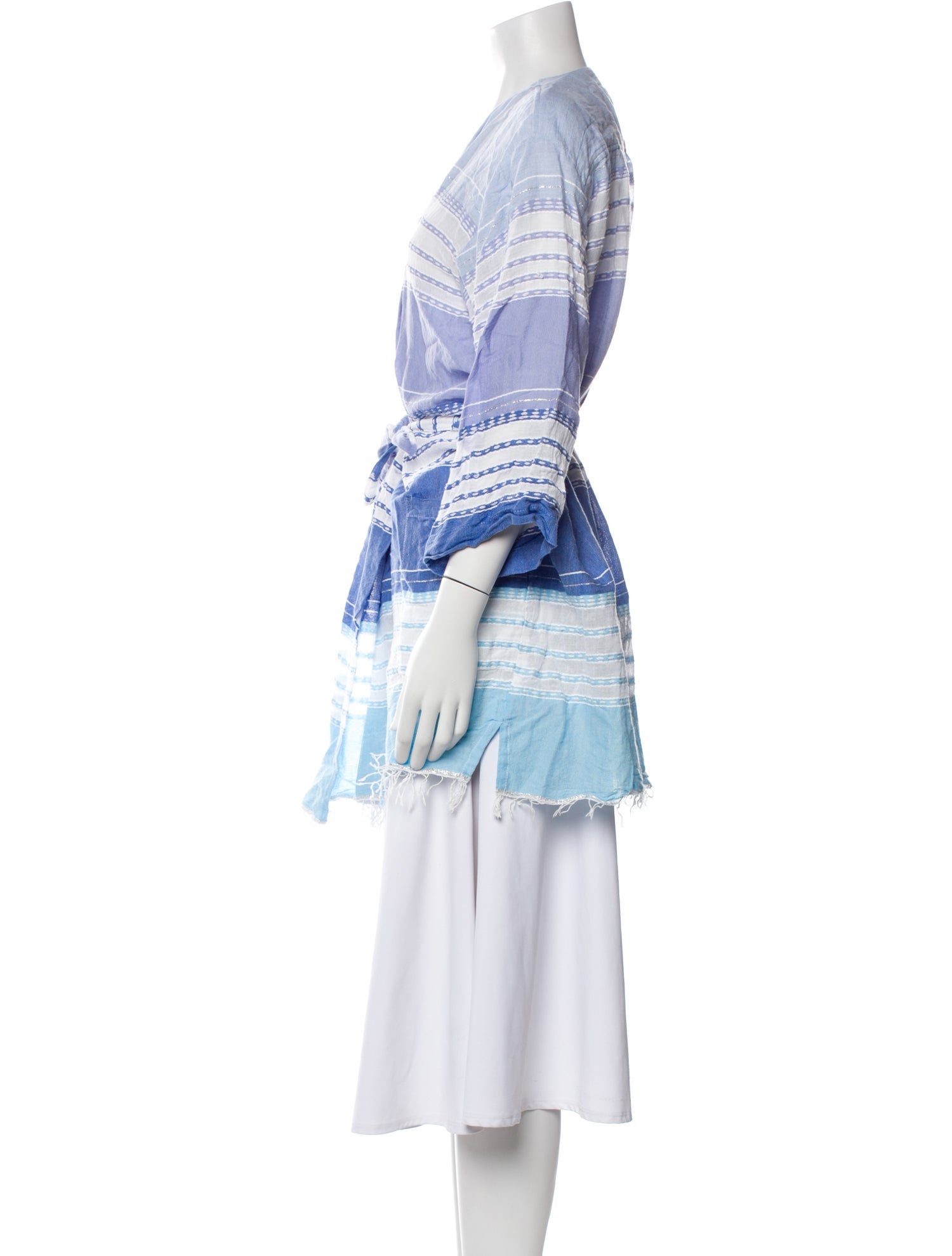 Lemlem Striped V-Neck Sweater