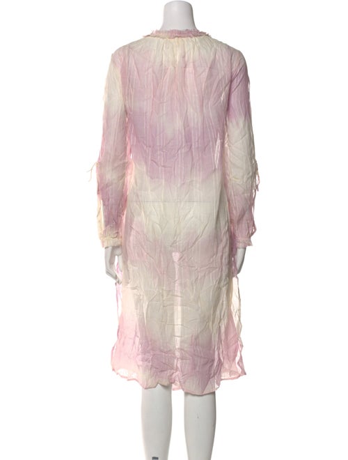 Lemlem Tie-Dye Print Midi Length Dress