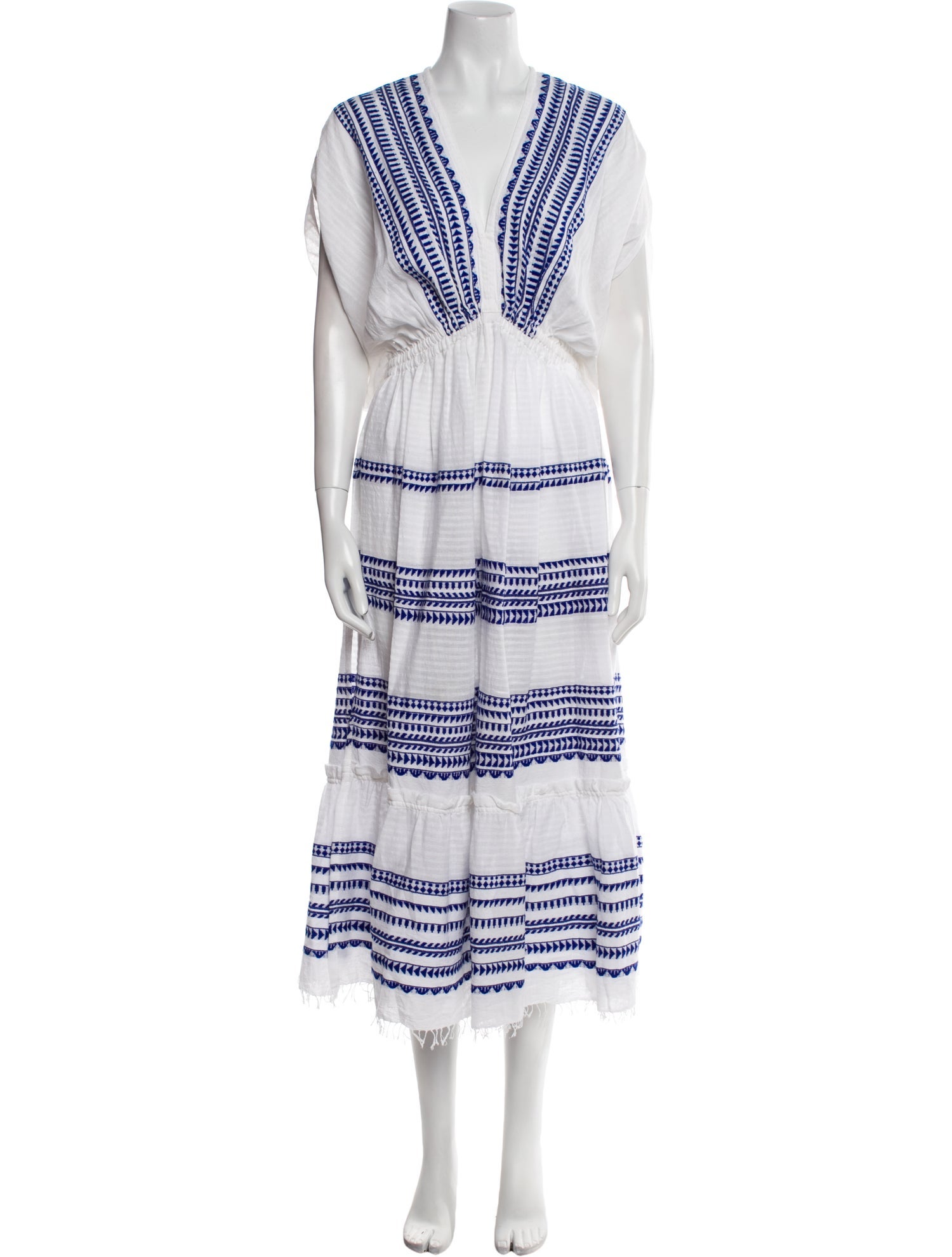 Lemlem Striped Midi Length Dress w/ Tags
