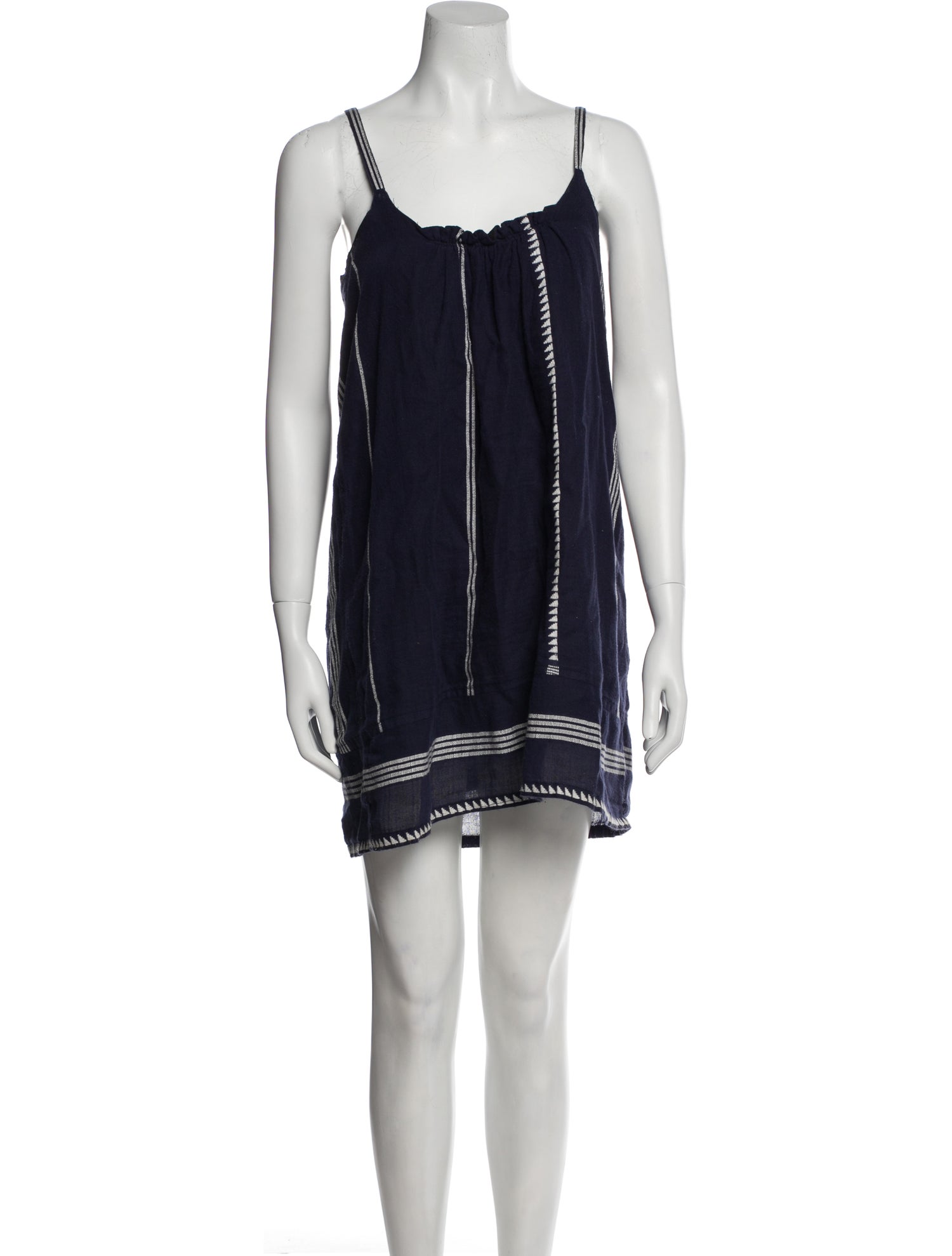 Lemlem Scoop Neck Mini Dress