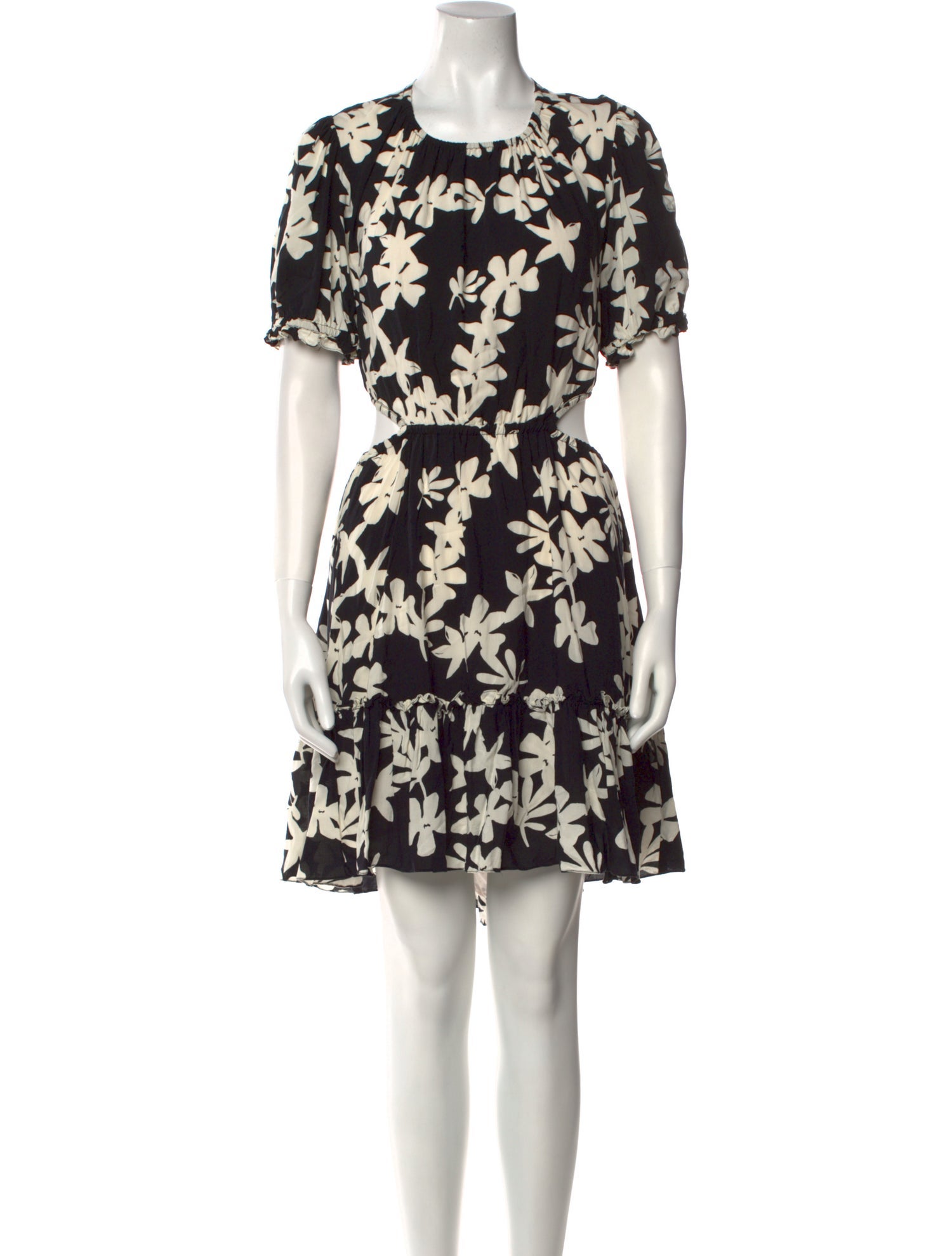 Lemlem Floral Print Knee-Length Dress
