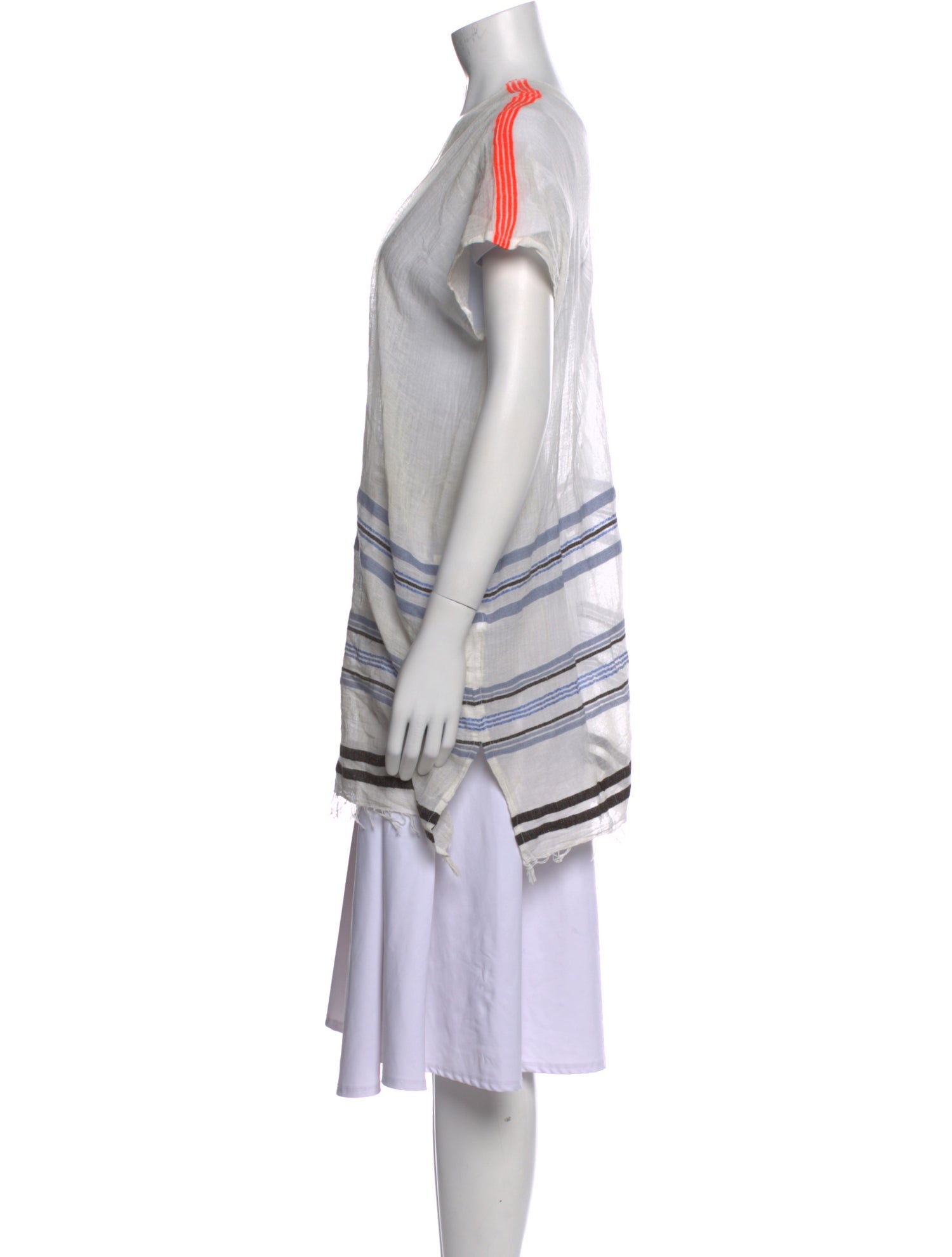 Lemlem Striped V-Neck Tunic