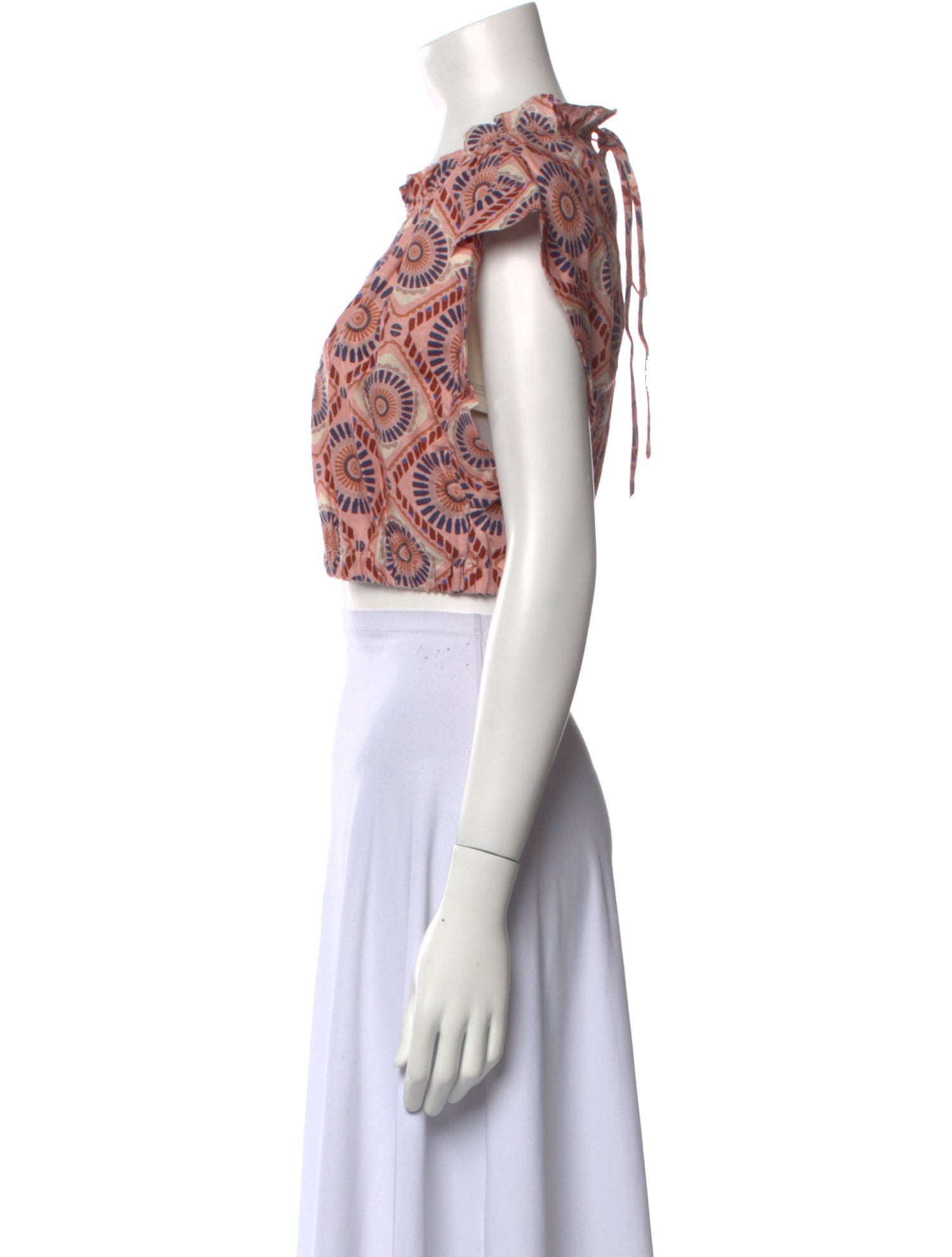 Lemlem Linen Printed Crop Top w/ Tags