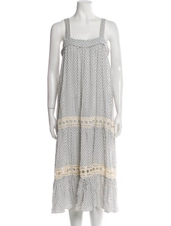 Lemlem Printed Midi Length Dress