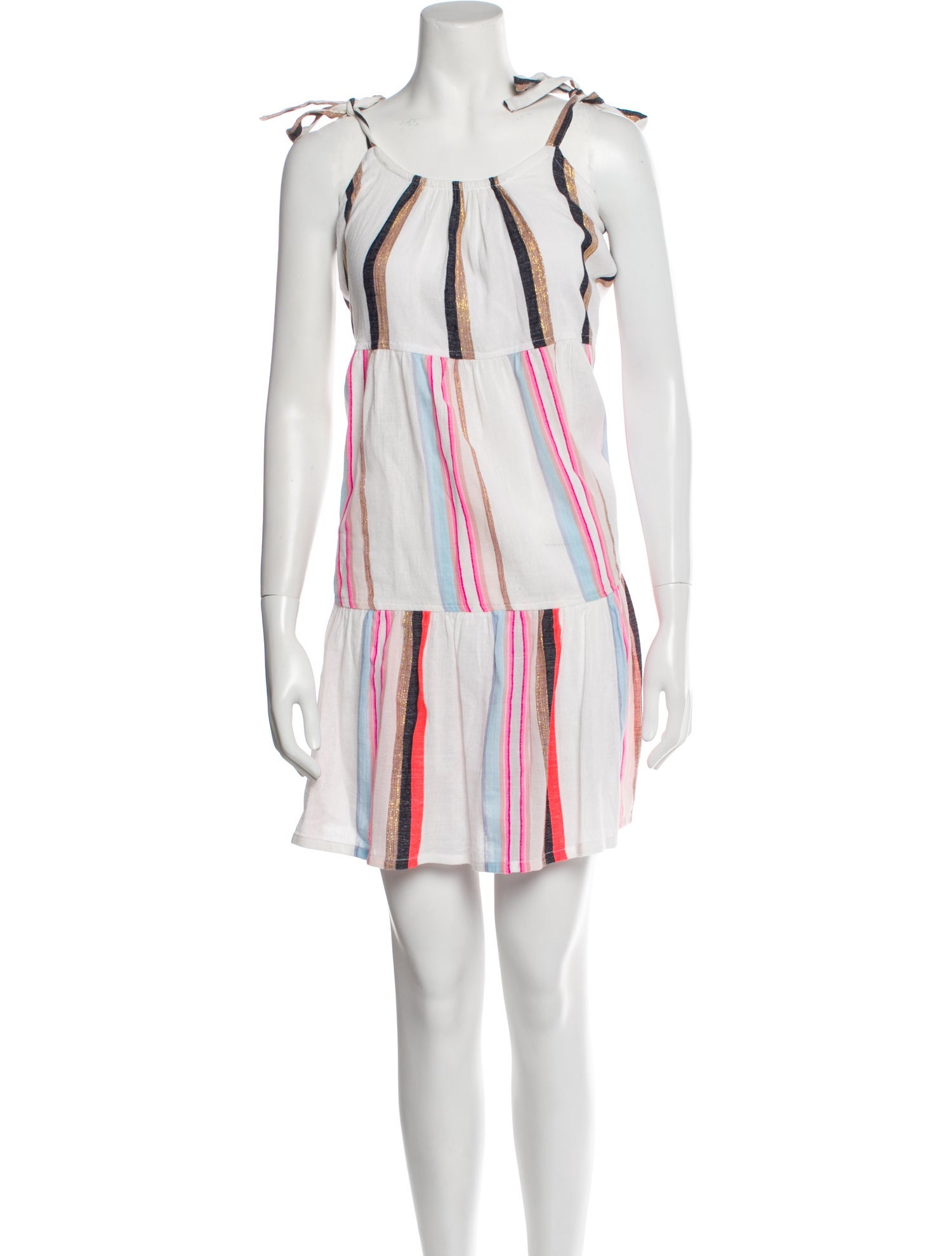 Lemlem Striped Knee-Length Dress