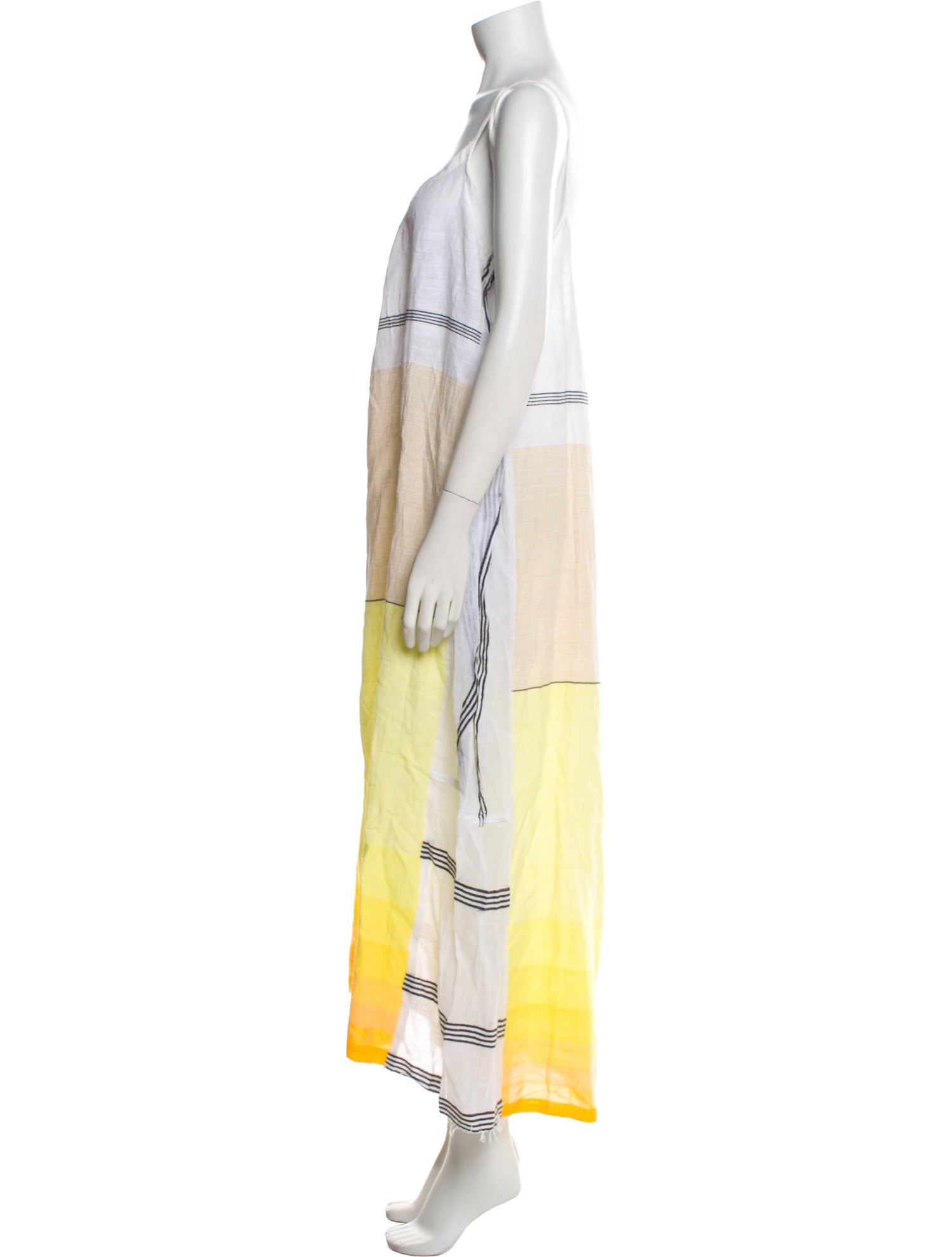 Lemlem Colorblock Pattern Long Dress