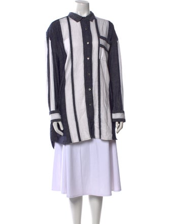 Lemlem Striped Mock Neck Tunic