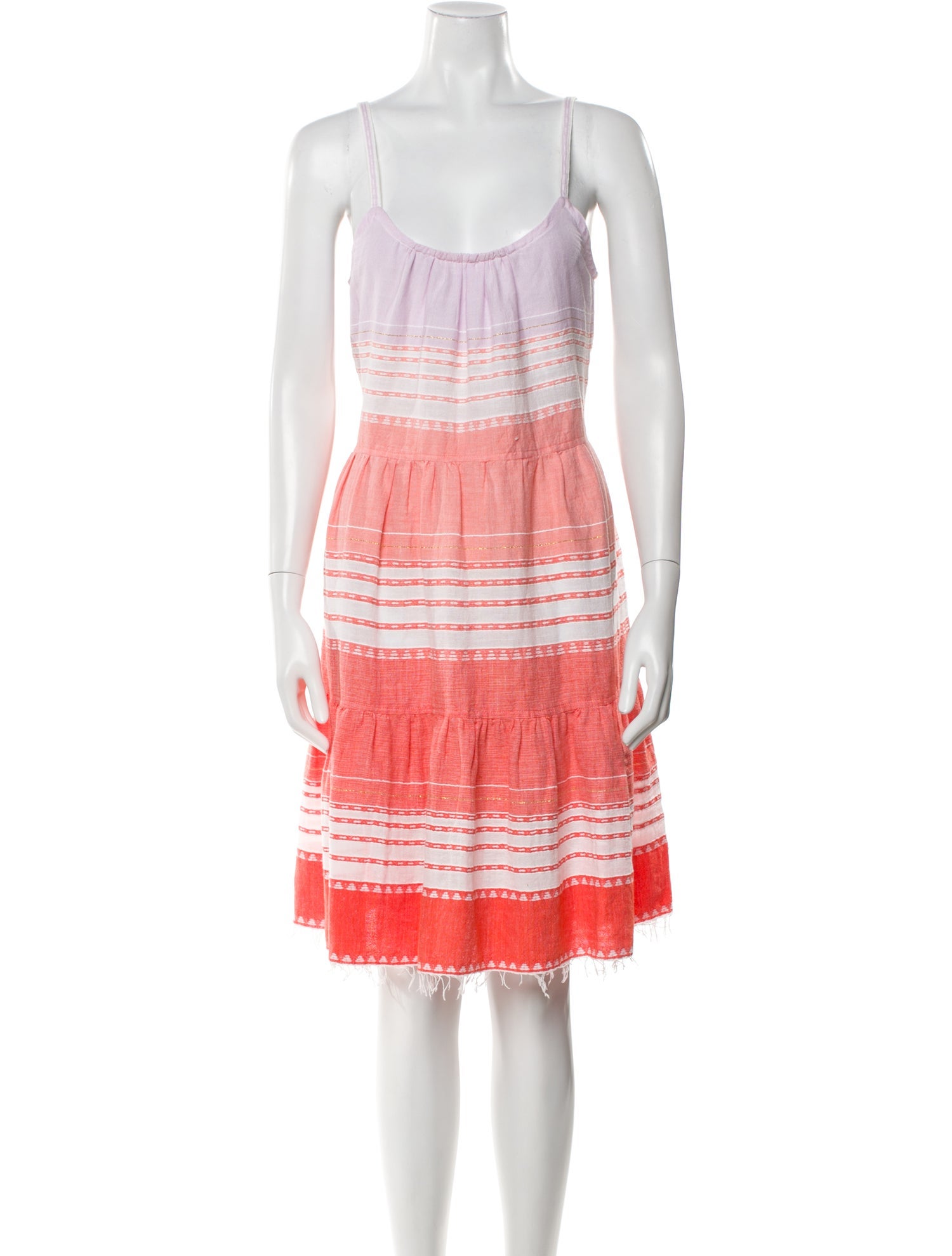 Lemlem Striped Knee-Length Dress