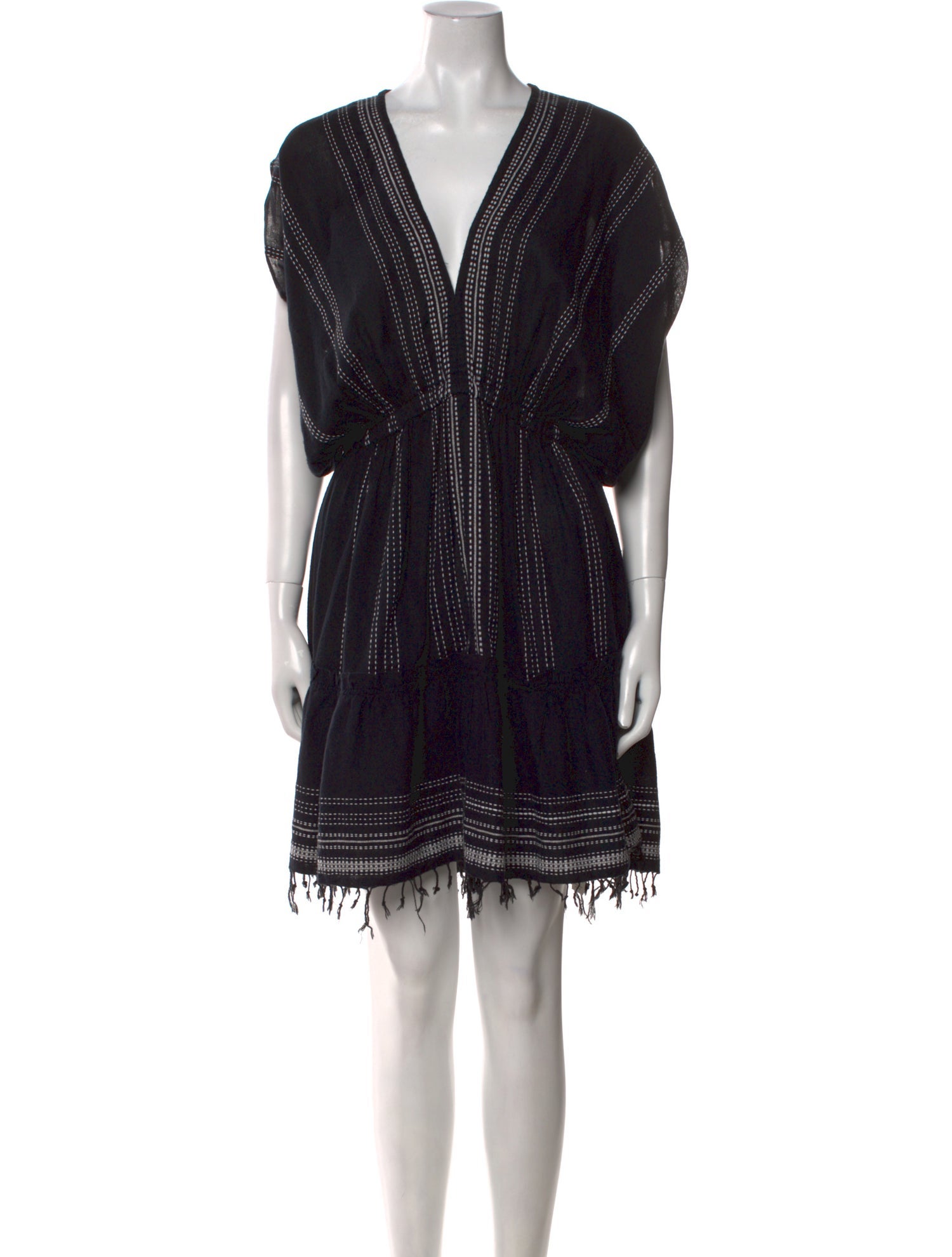 Lemlem V-Neck Mini Dress