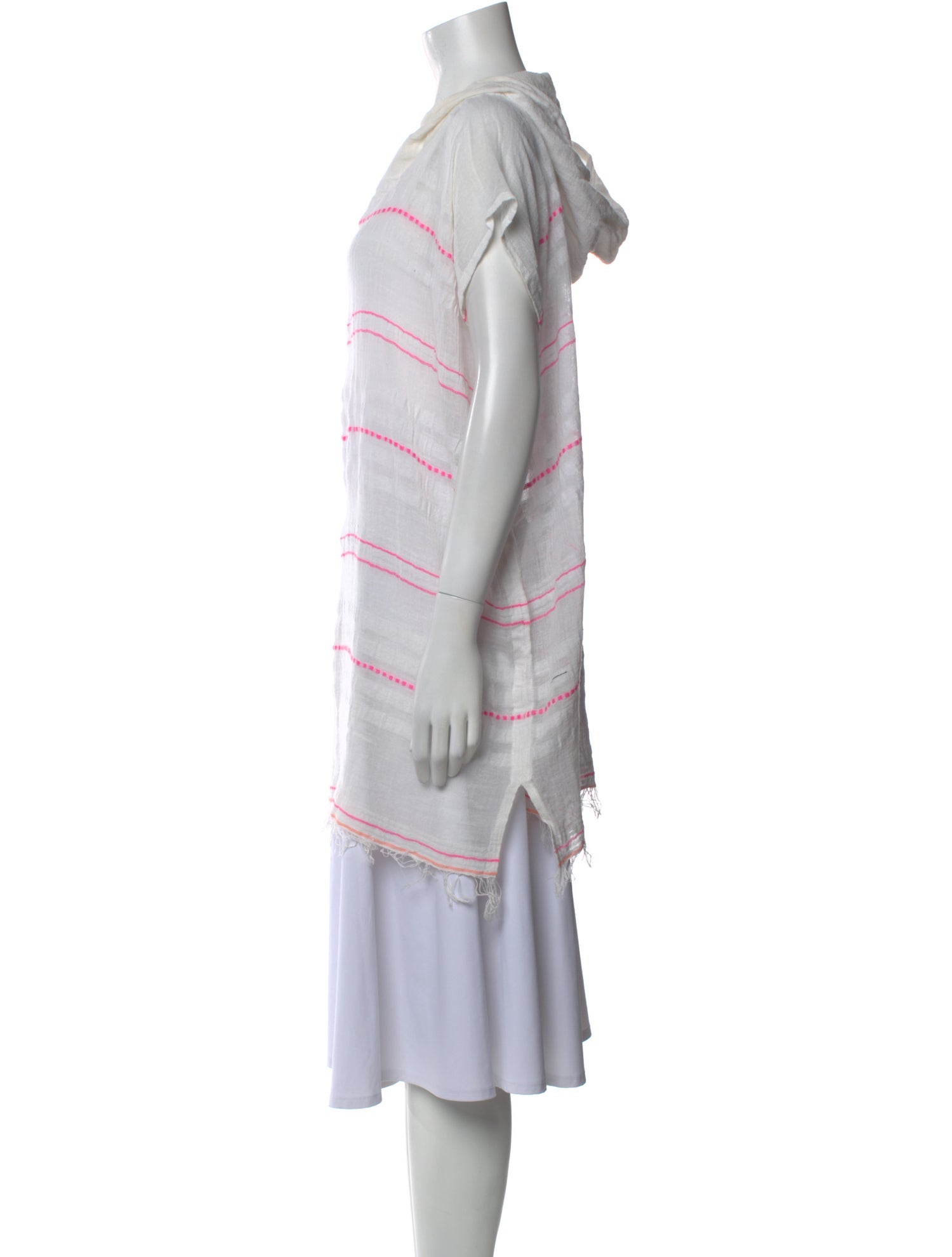 Lemlem Striped Cowl Neck Tunic