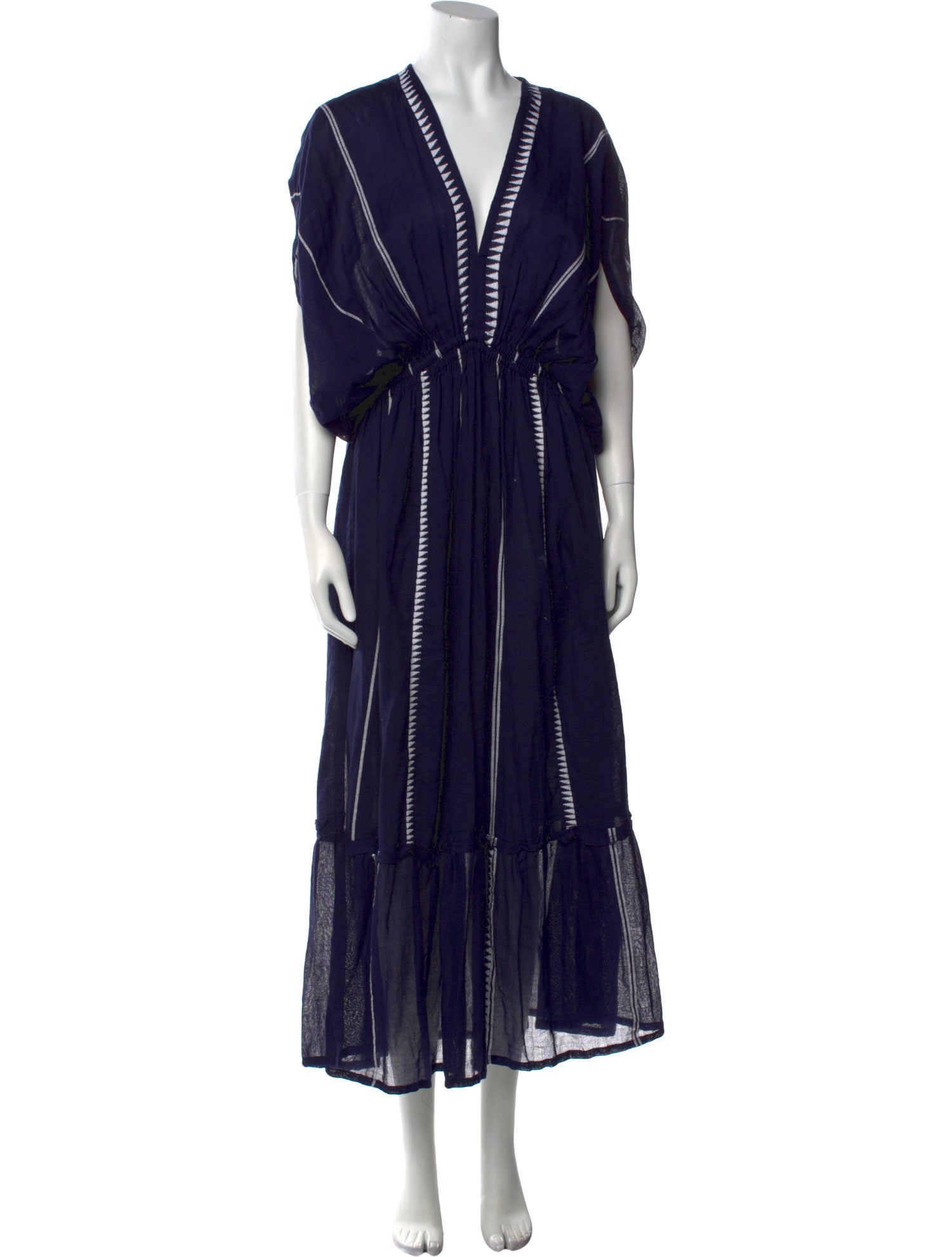 Lemlem V-Neck Long Dress