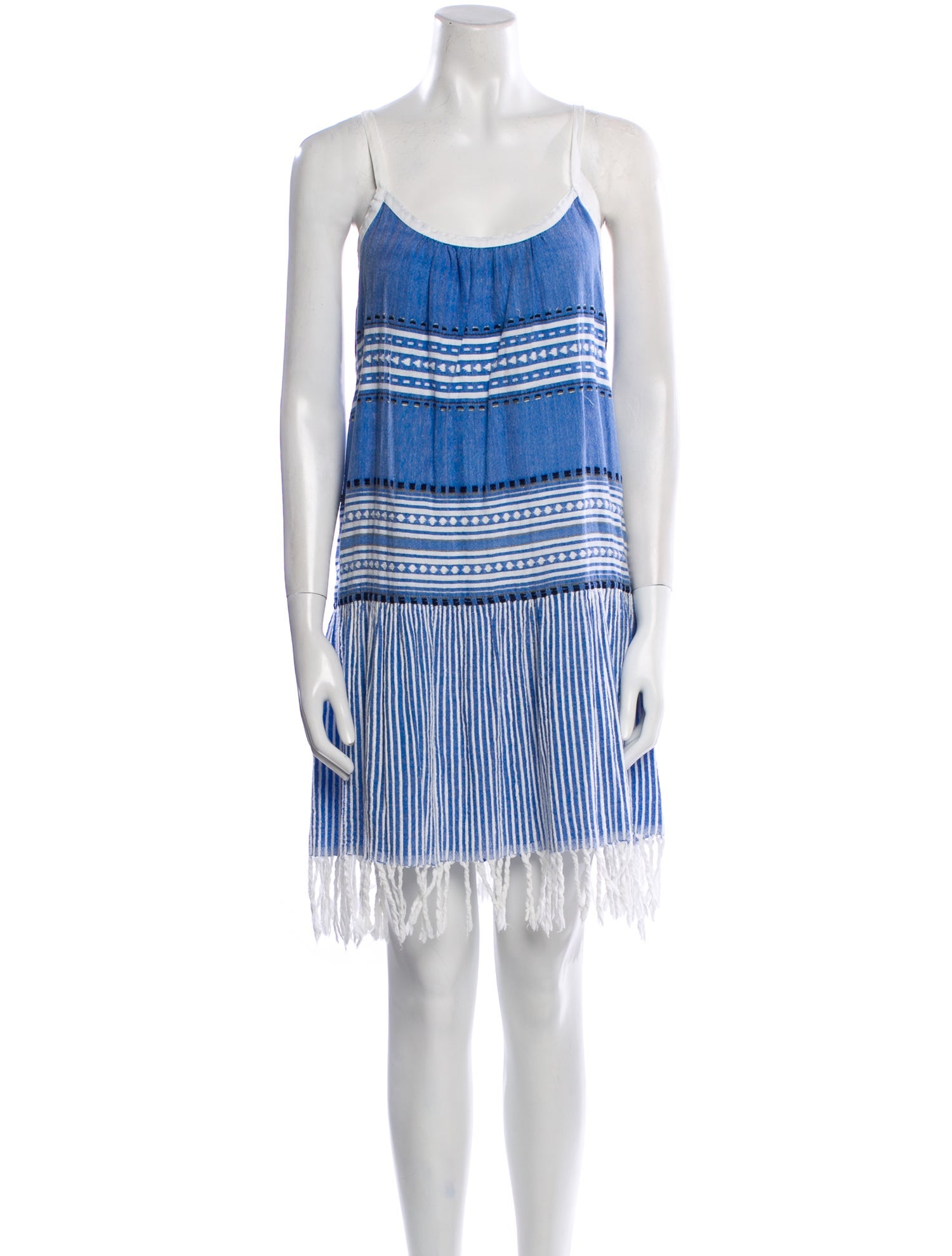 Lemlem Striped Knee-Length Dress