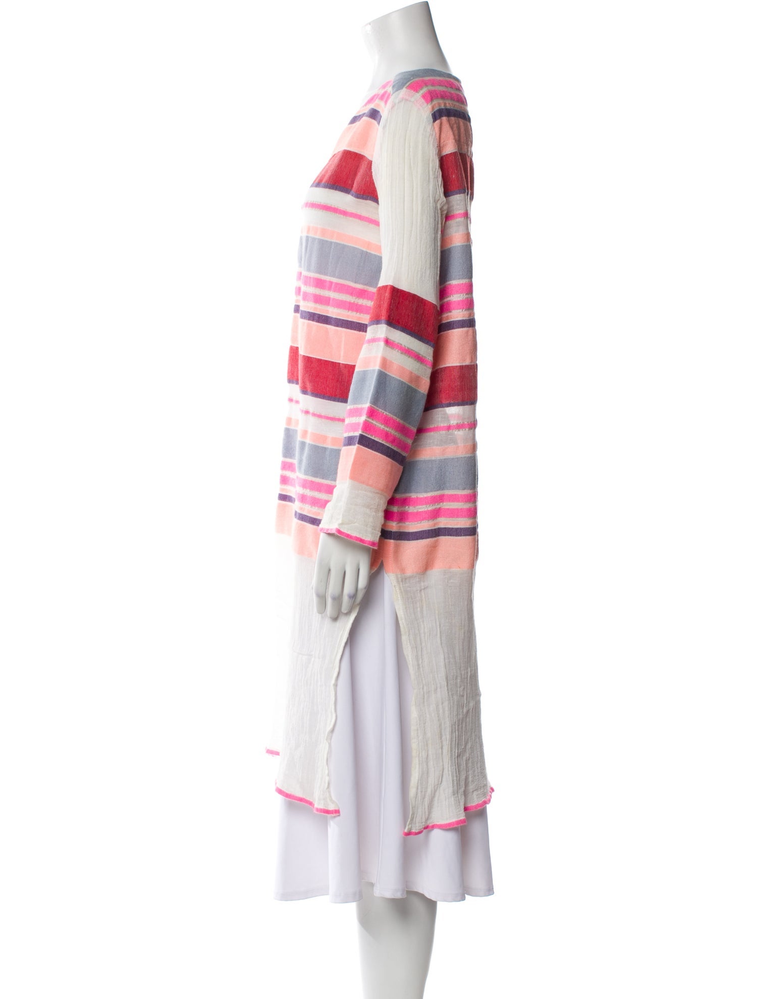 Lemlem Striped Knee-Length Dress