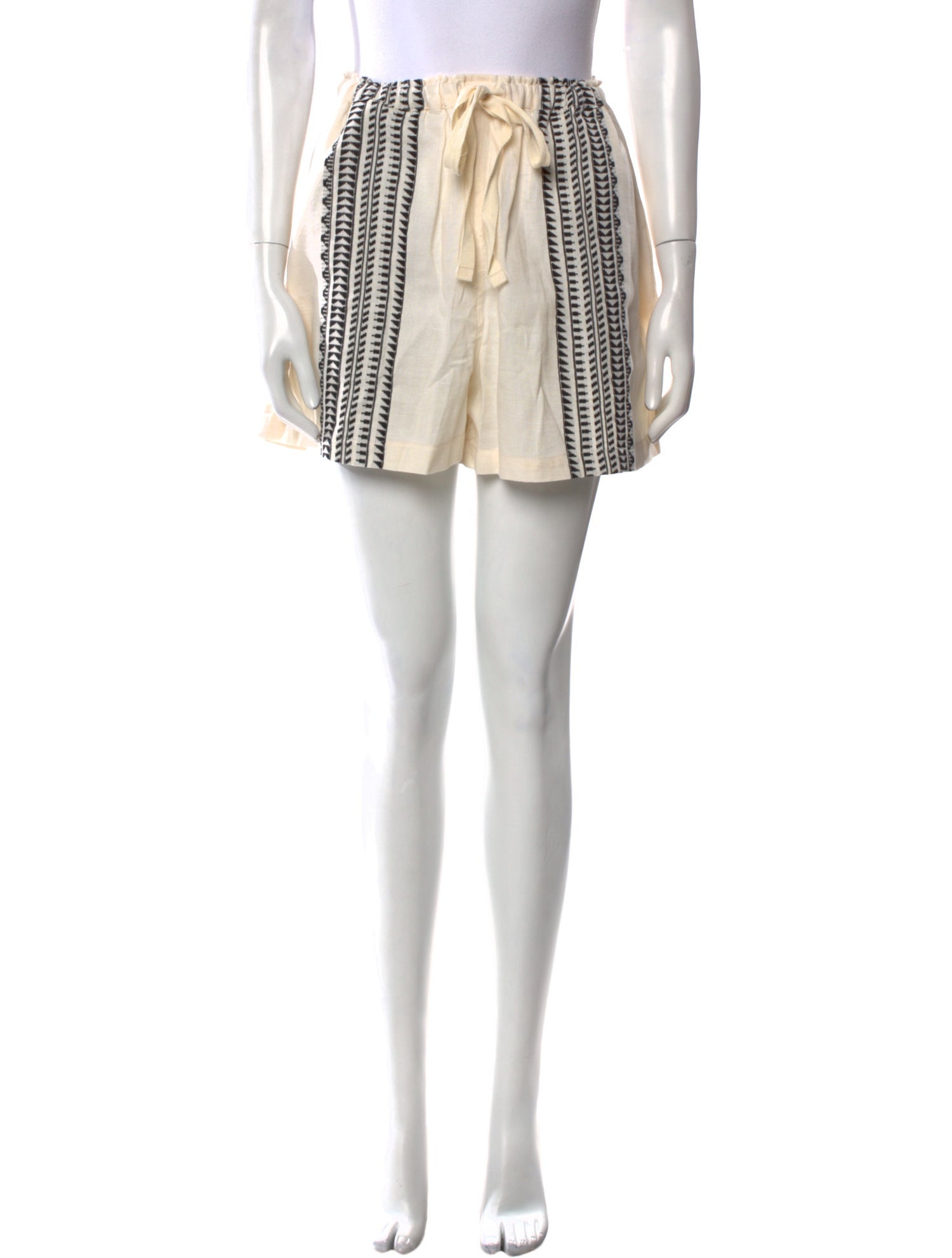 Lemlem Striped Mini Shorts