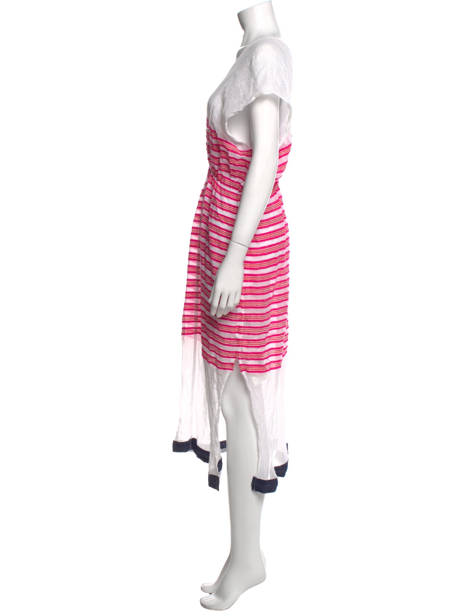 Lemlem Striped Midi Length Dress