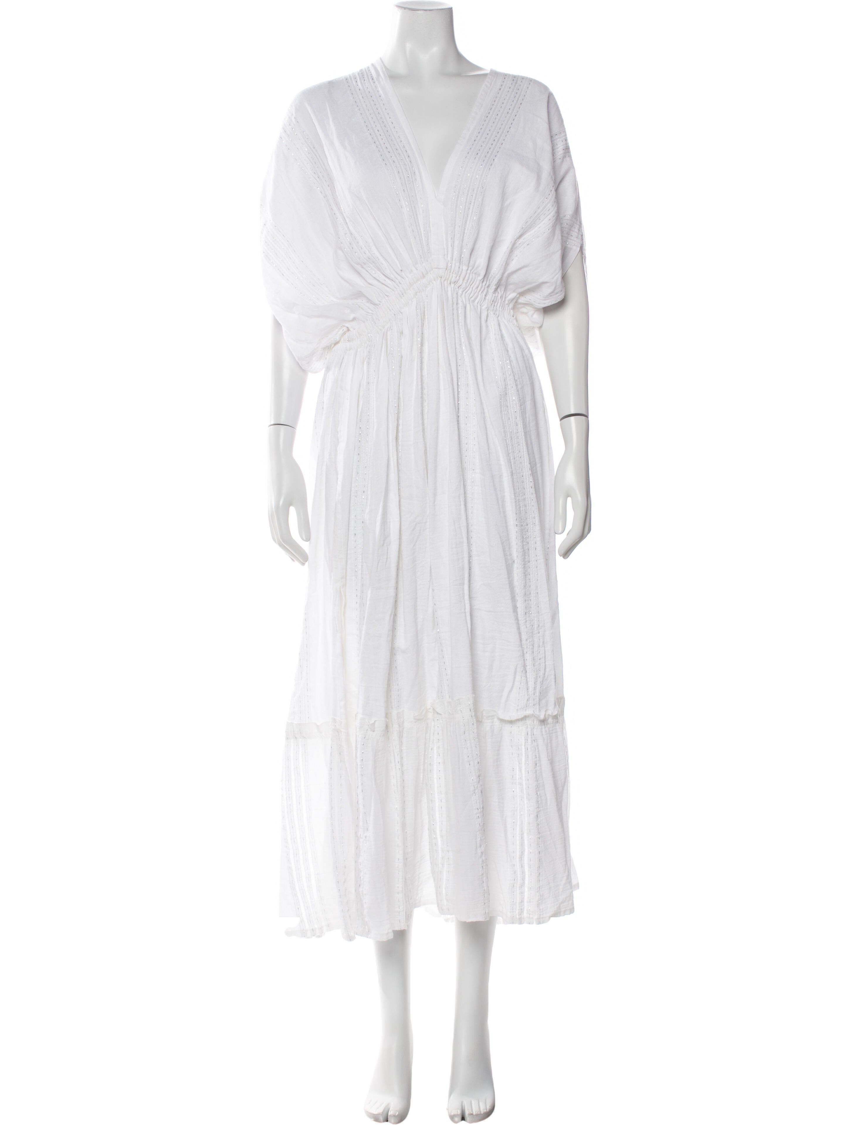 Lemlem V-Neck Long Dress