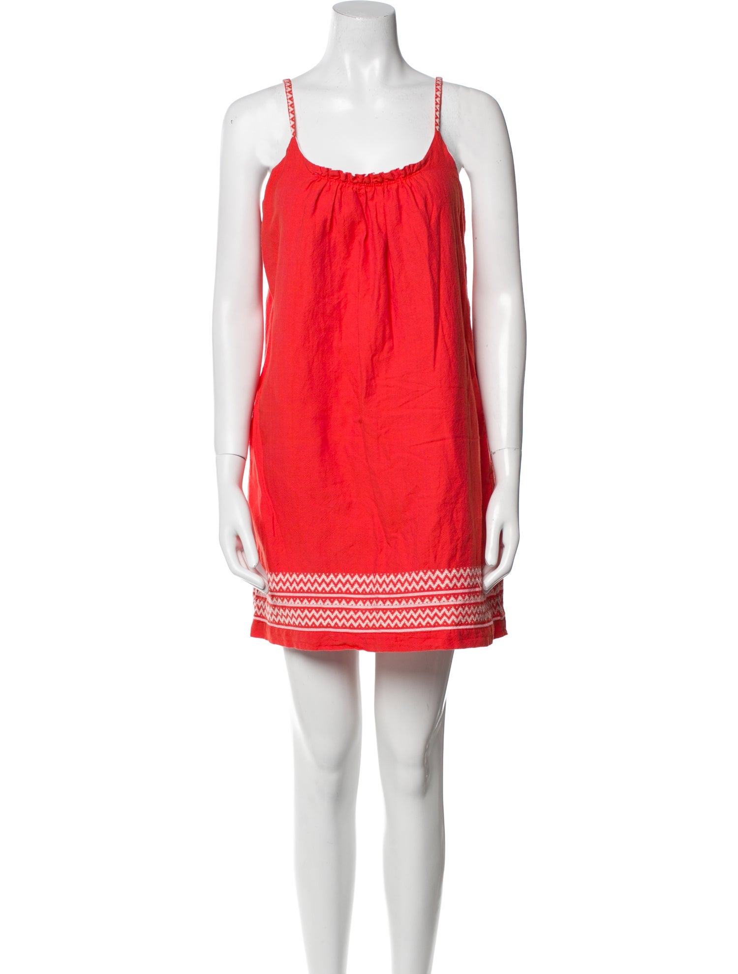 Lemlem Scoop Neck Mini Dress