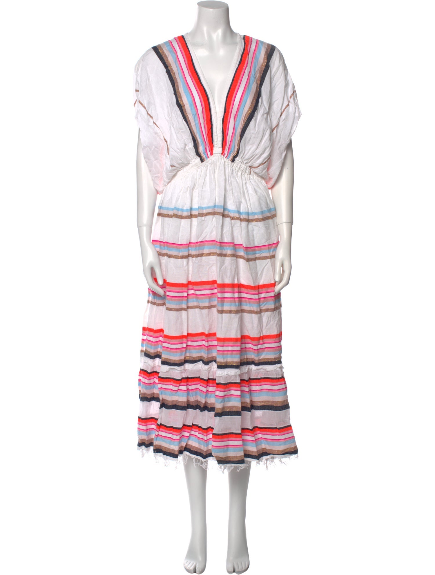 Lemlem Striped Midi Length Dress