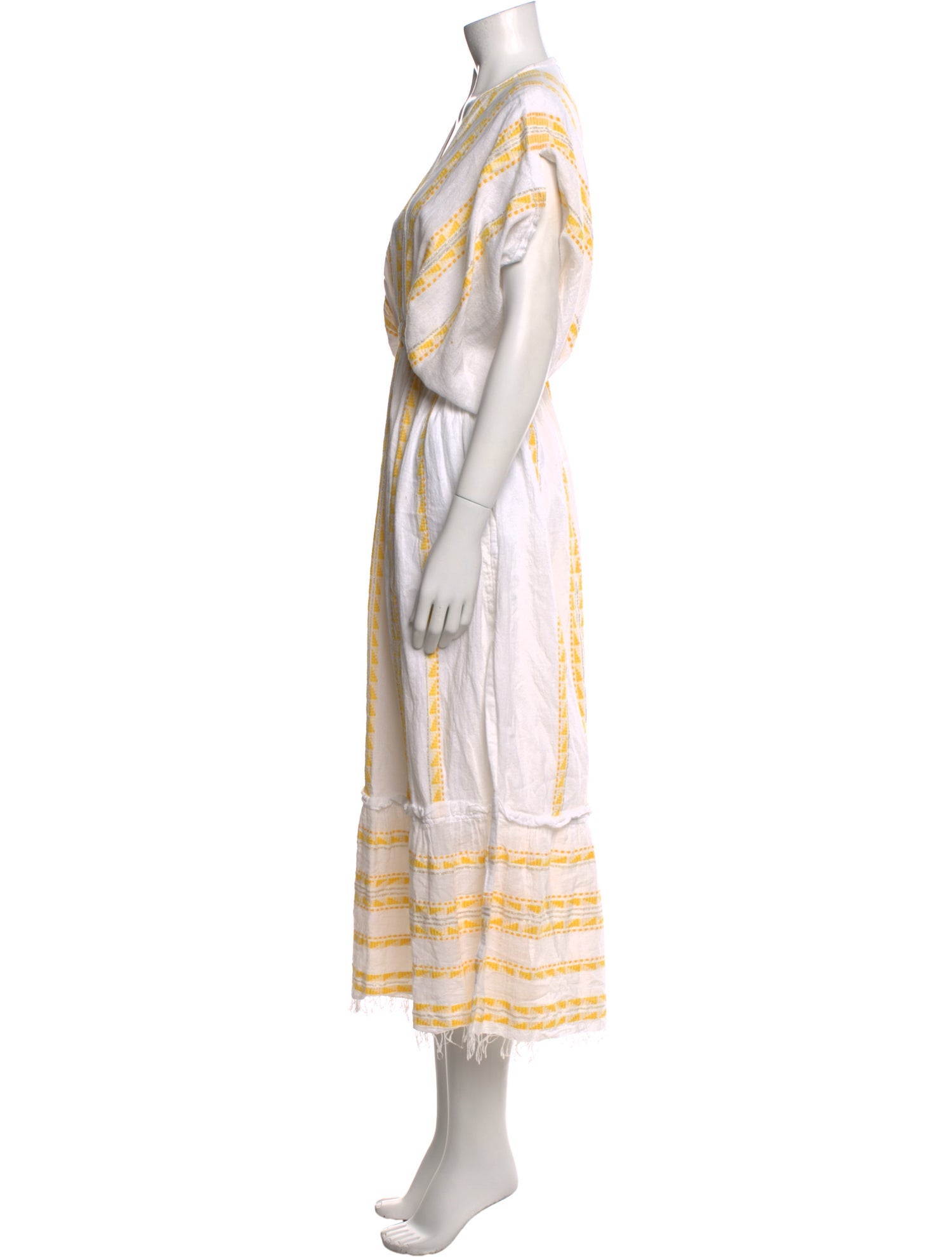 Lemlem Striped Knee-Length Dress