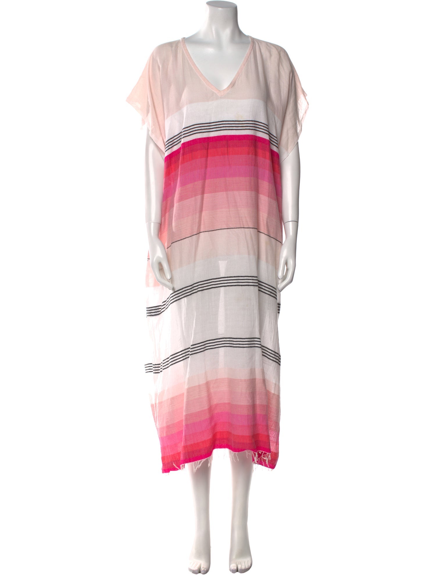 Lemlem Striped Midi Length Dress