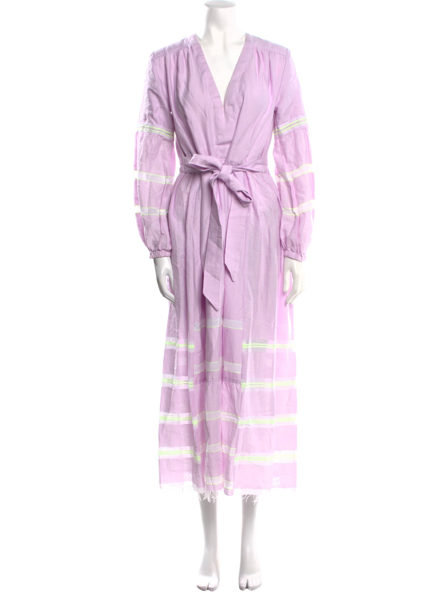 Lemlem V-Neck Long Dress