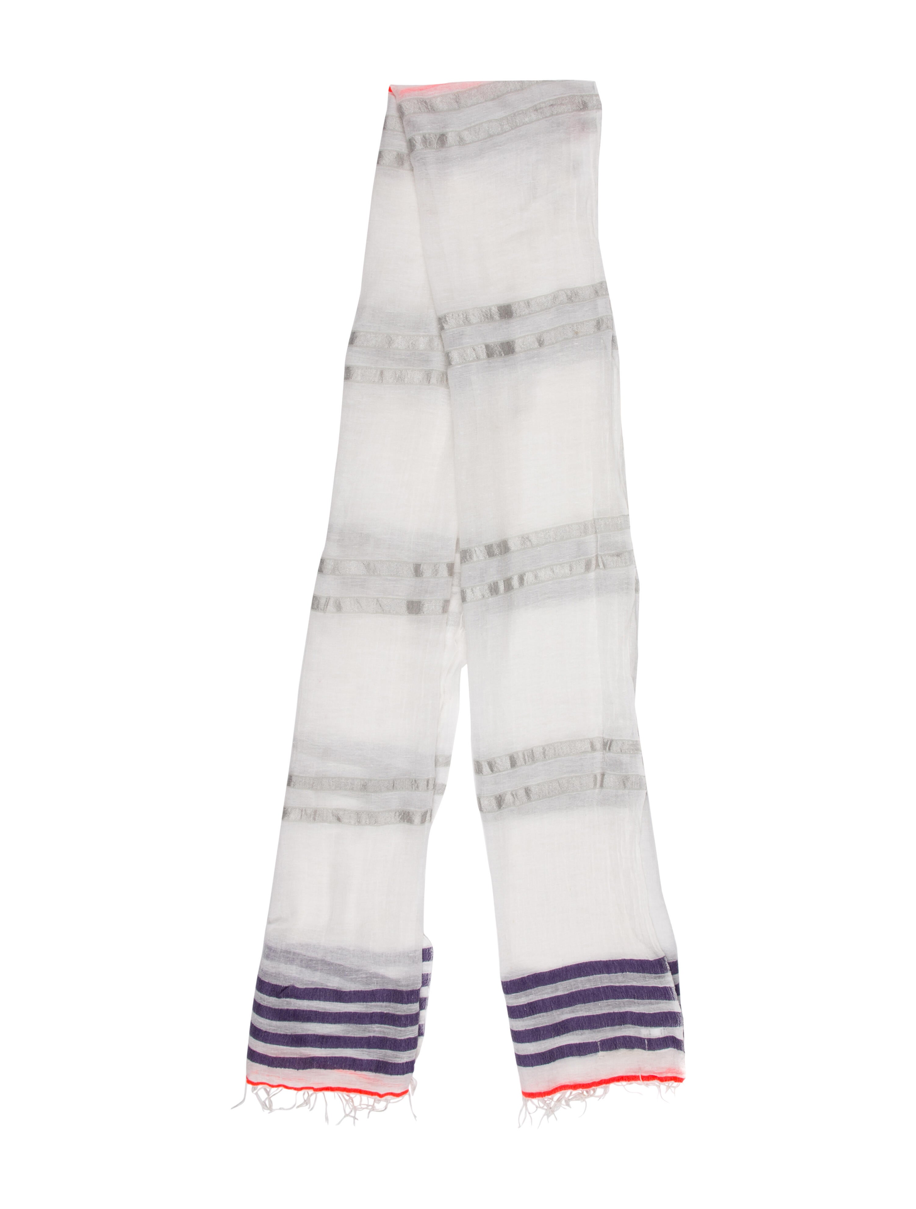Lemlem Cashmere Striped Scarf