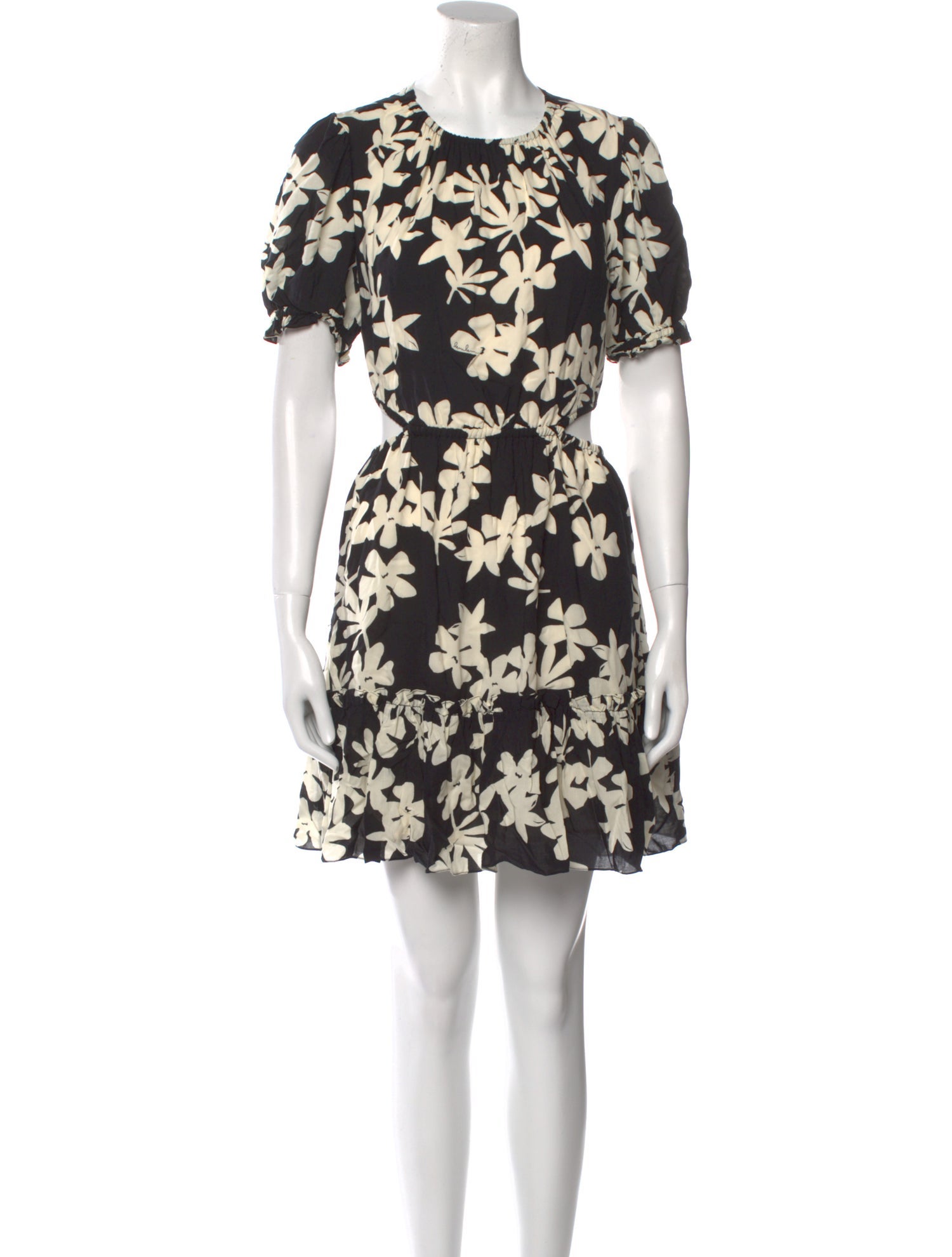 Lemlem Floral Print Knee-Length Dress
