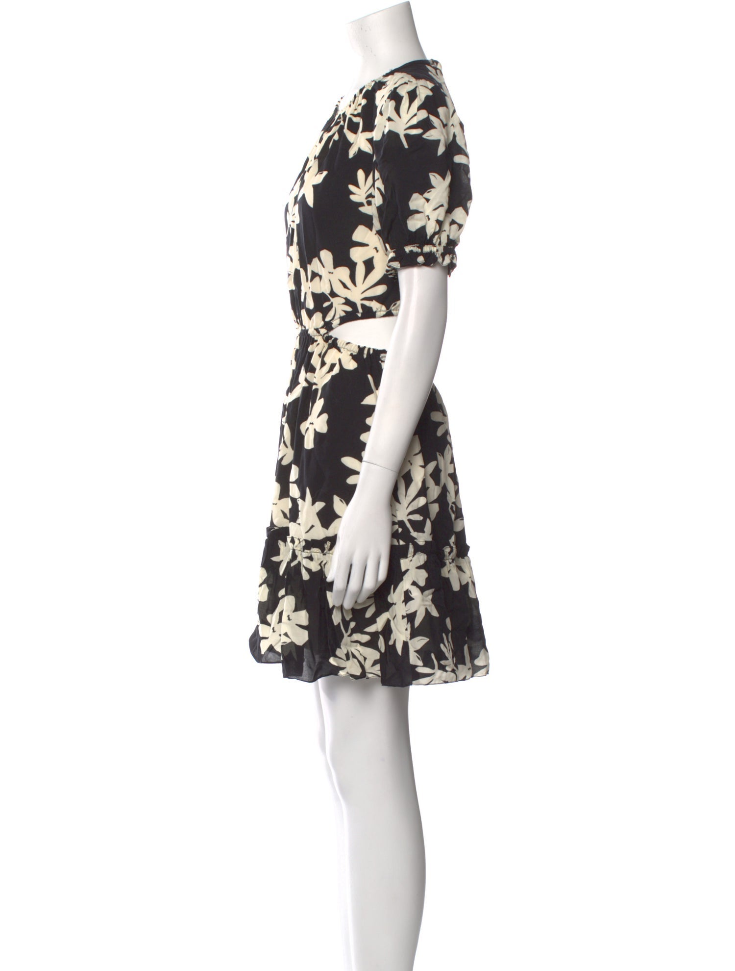Lemlem Floral Print Knee-Length Dress
