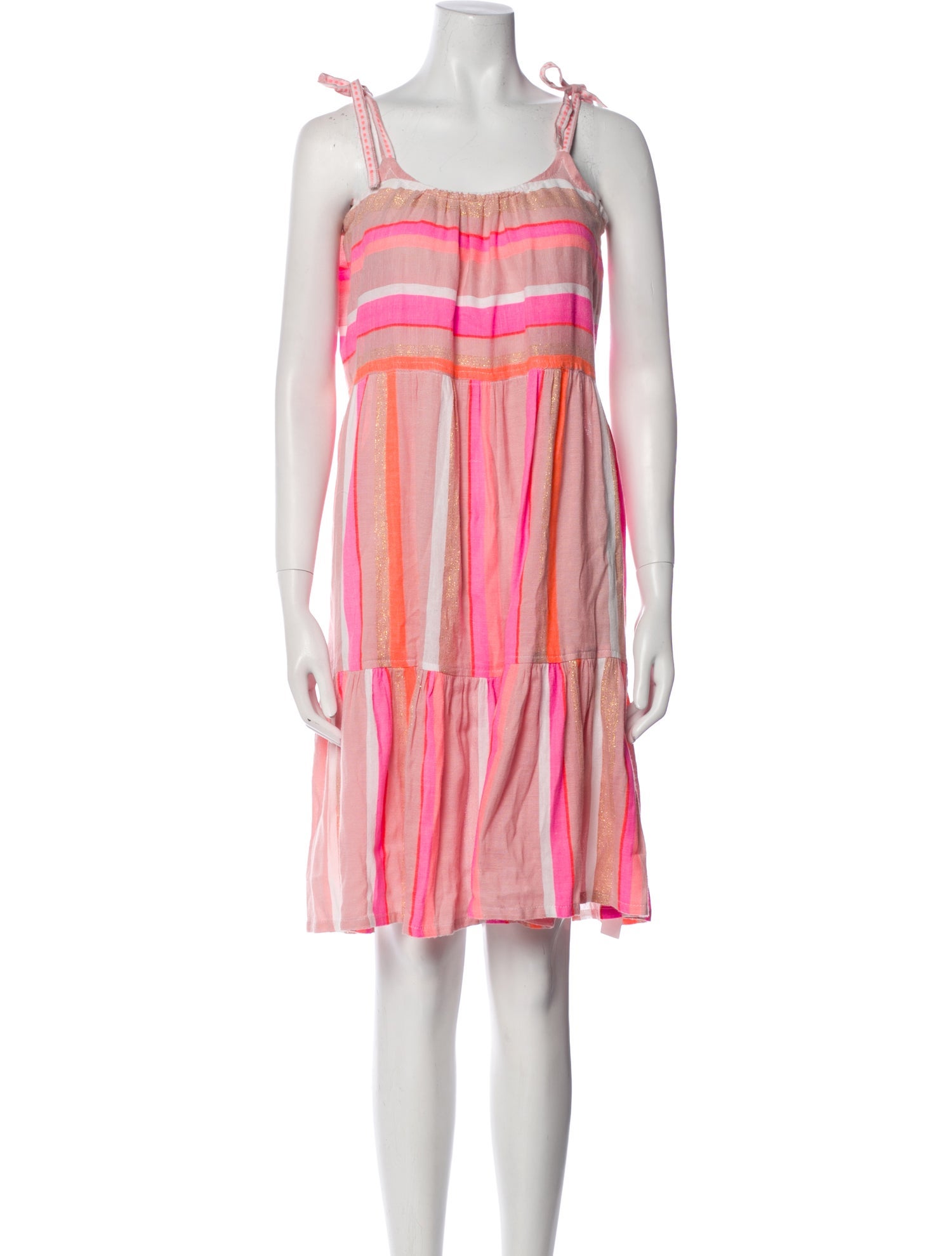 Lemlem Striped Knee-Length Dress