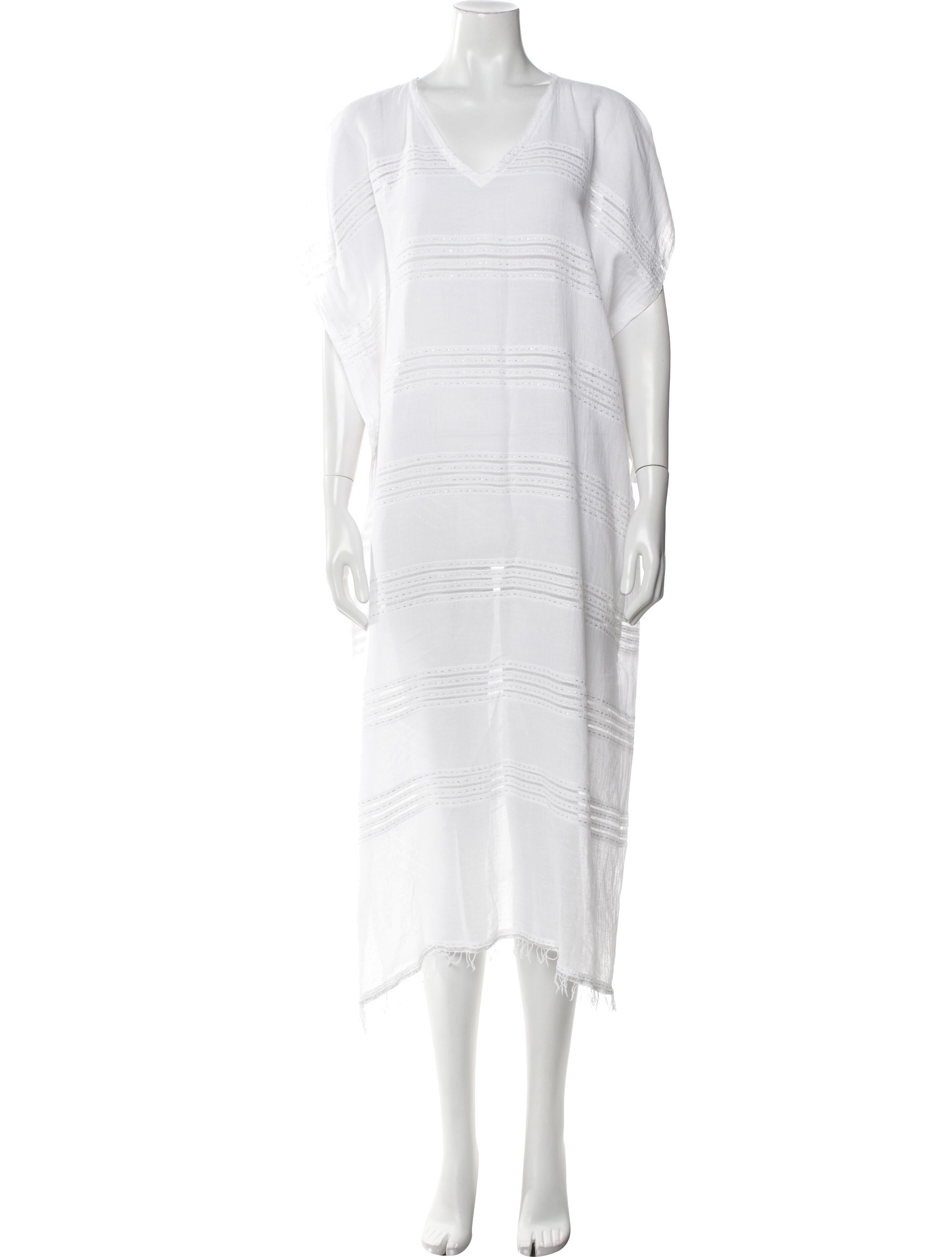 Lemlem V-Neck Long Dress