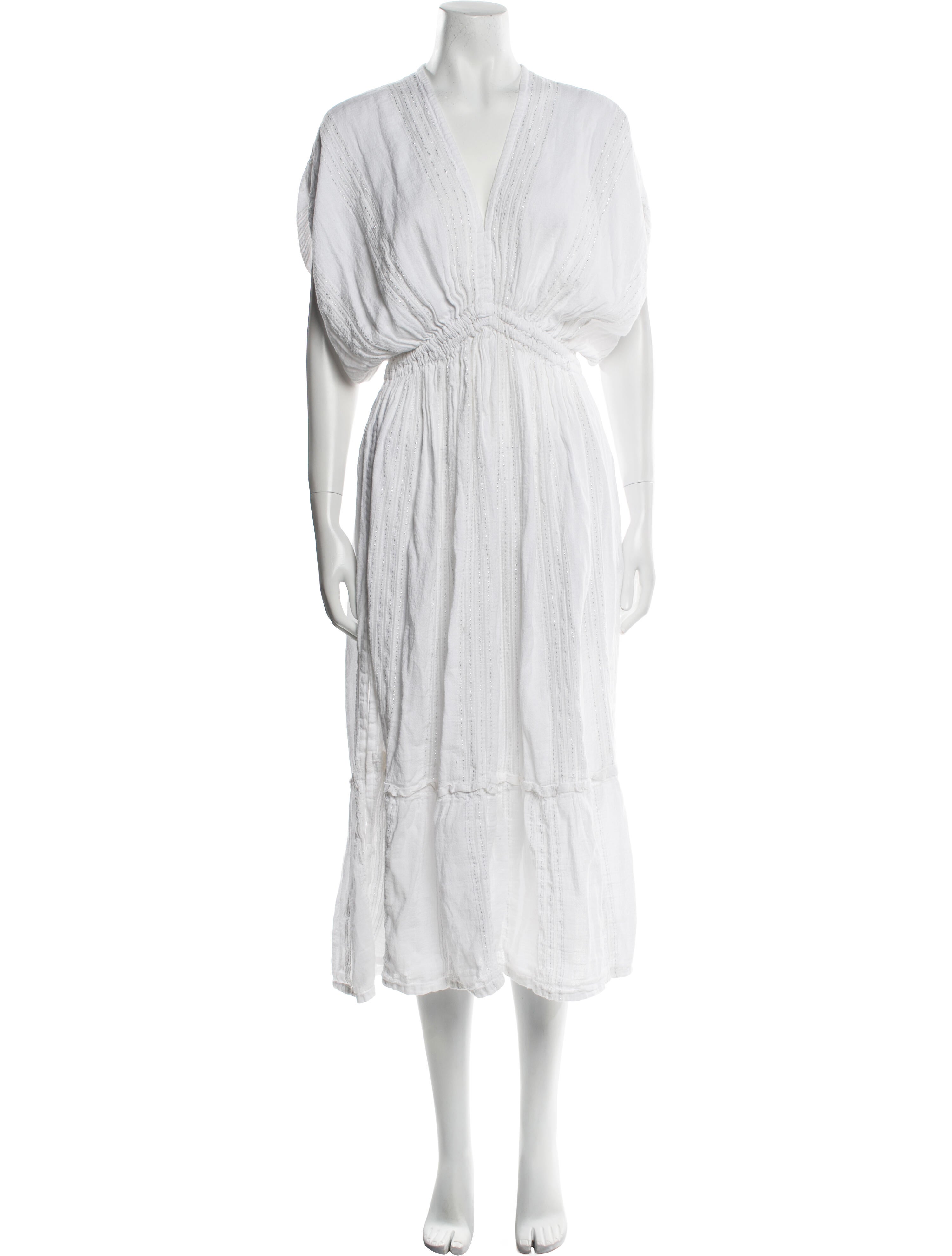 Lemlem V-Neck Long Dress