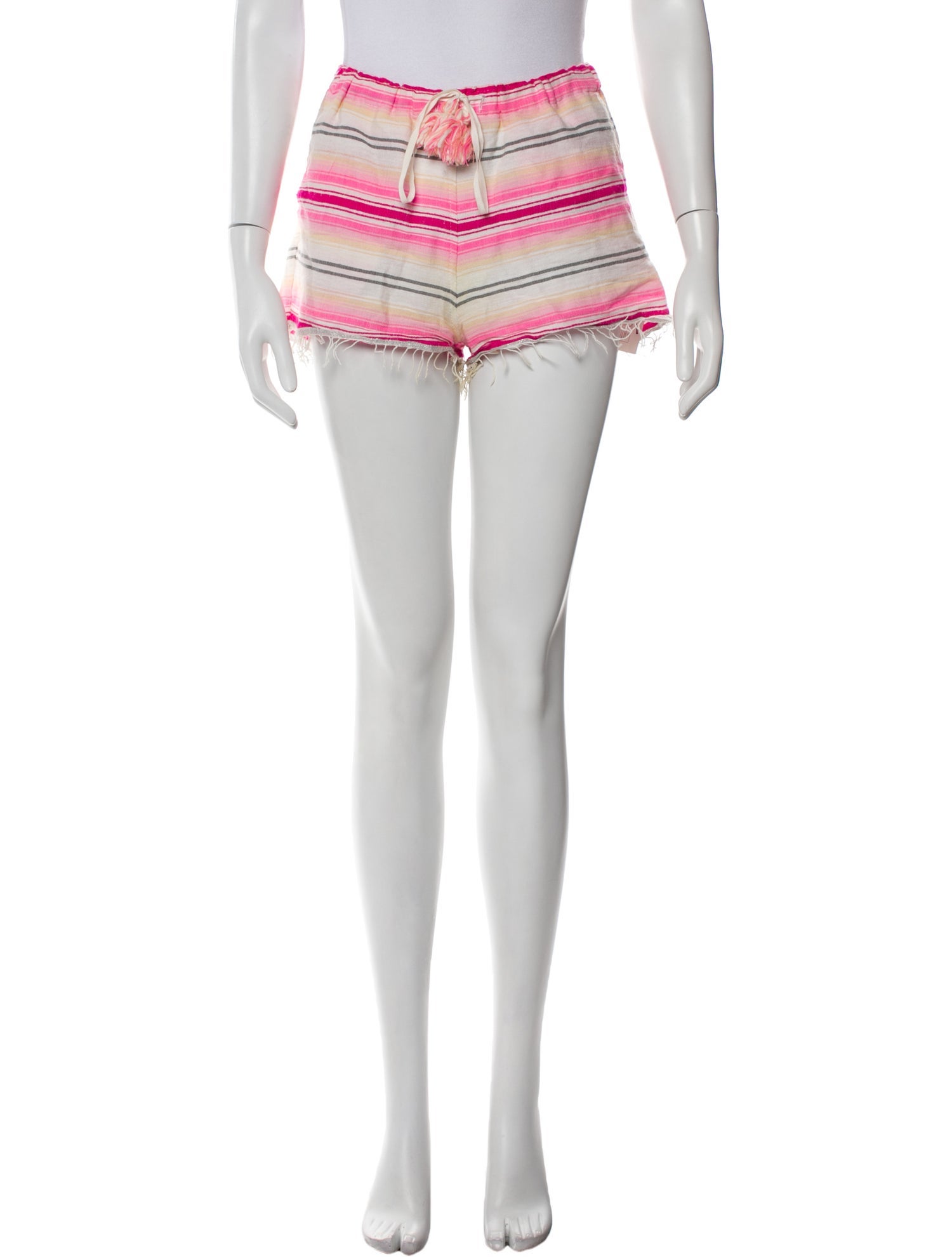 Lemlem Striped Mini Shorts