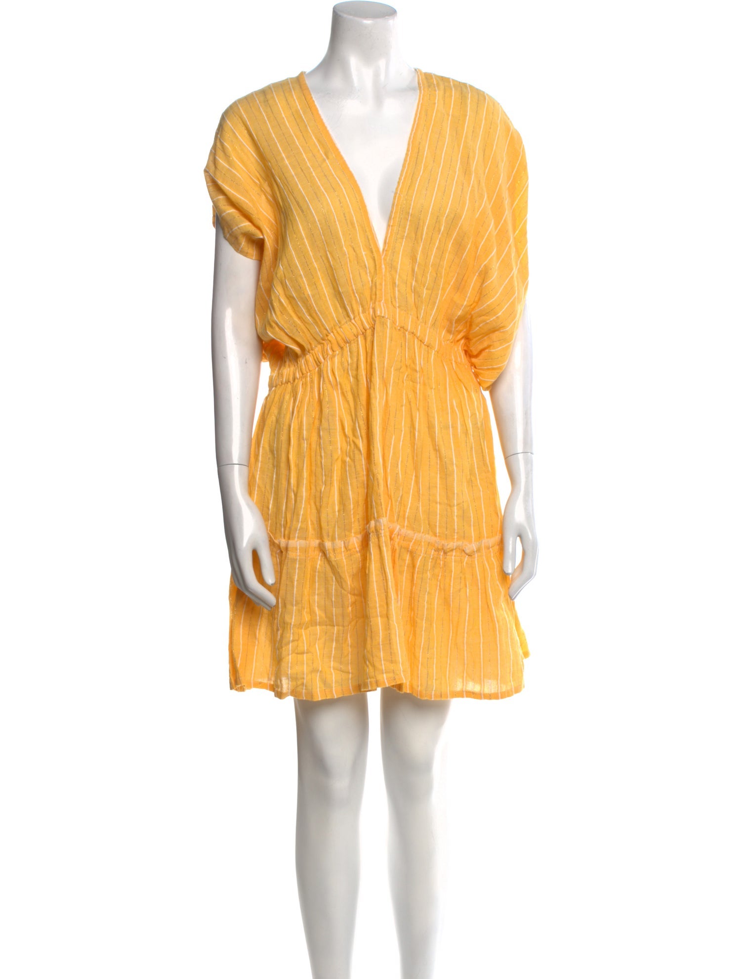 Lemlem V-Neck Mini Dress