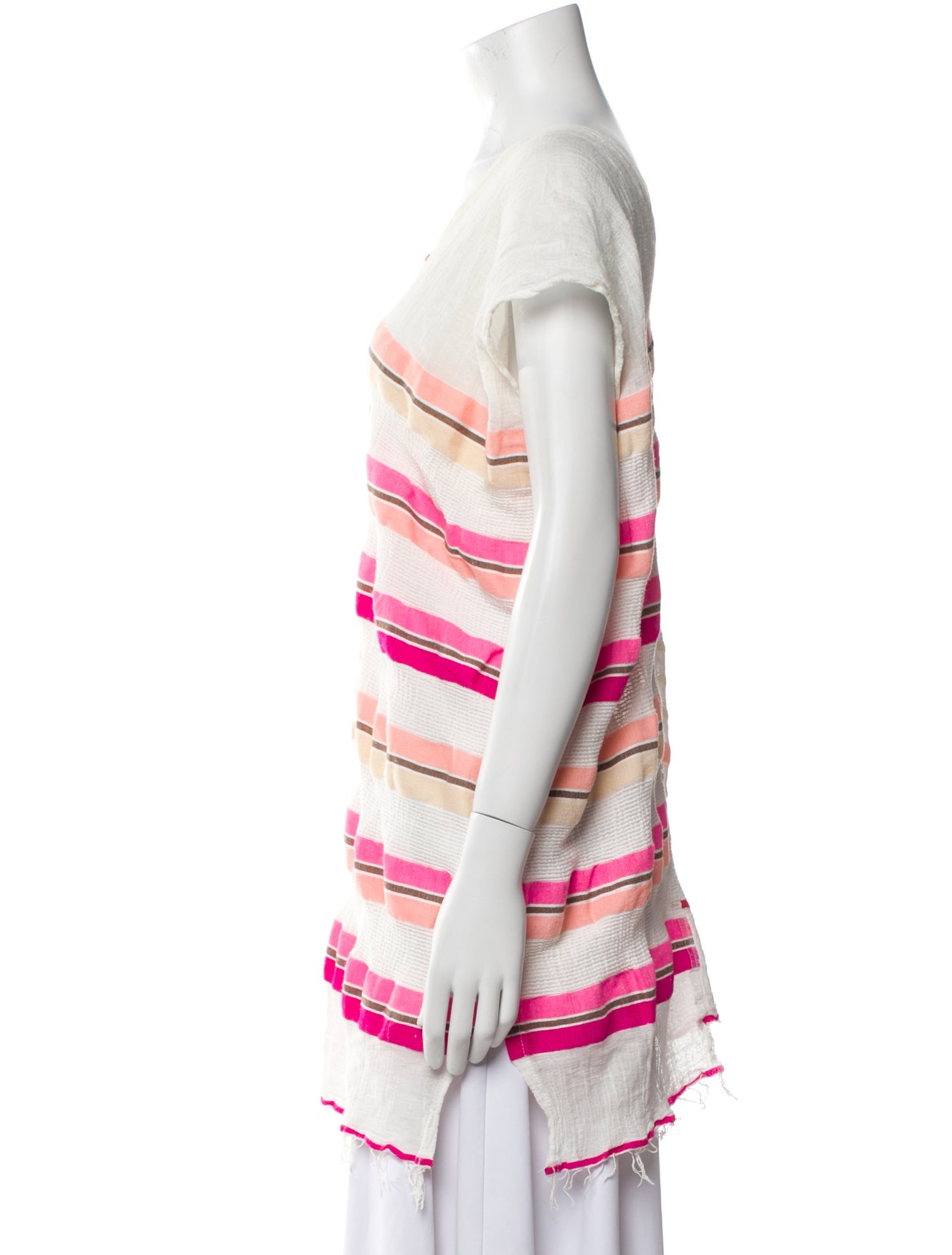 Lemlem Striped V-Neck Tunic