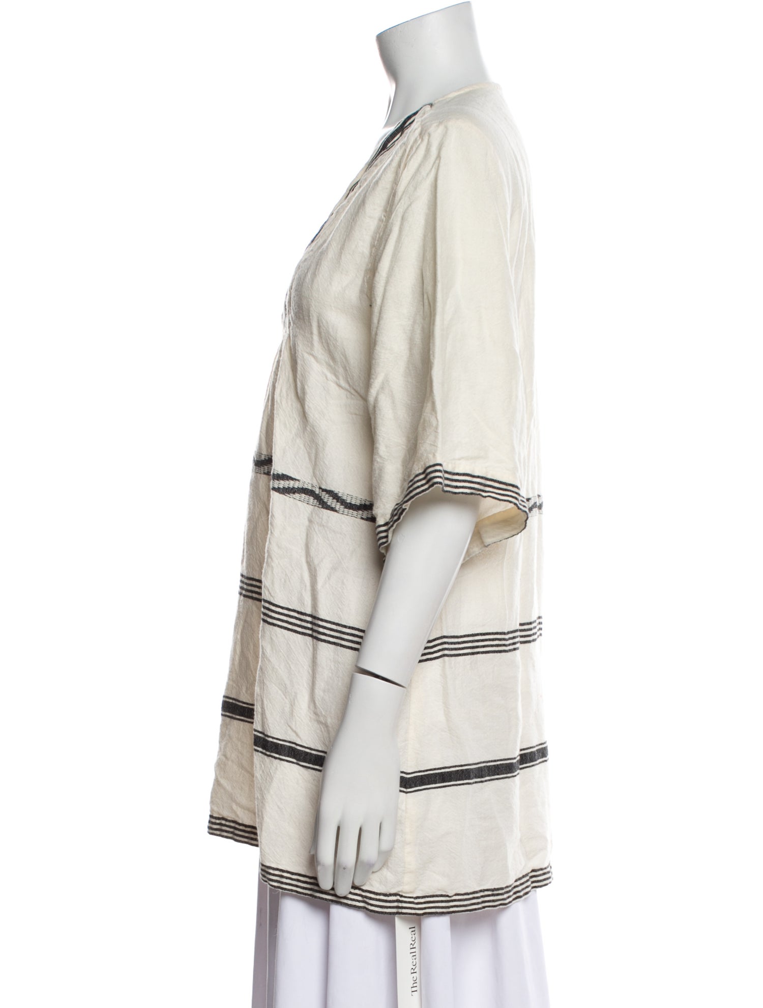 Lemlem Striped V-Neck Tunic