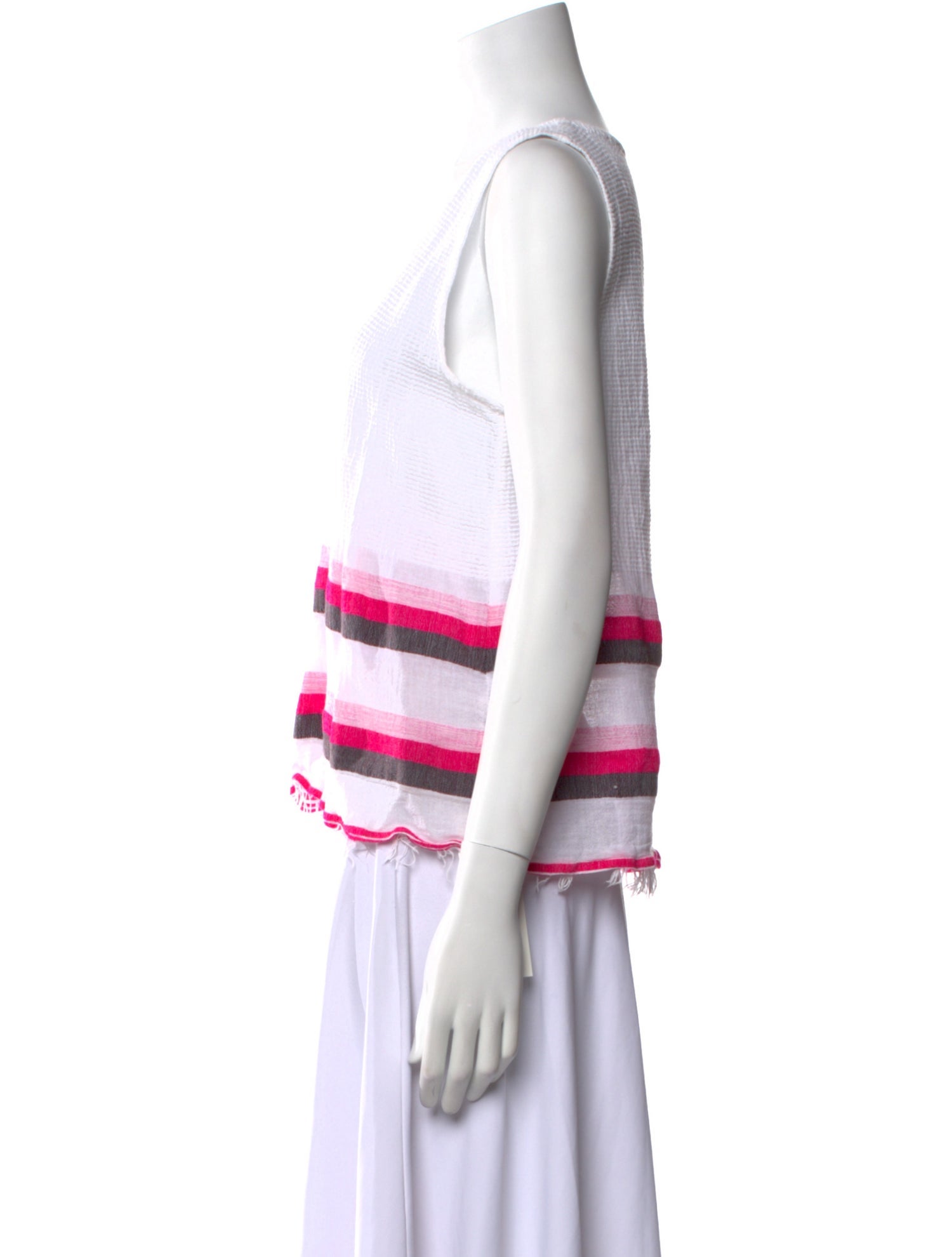 Lemlem Striped V-Neck Tunic