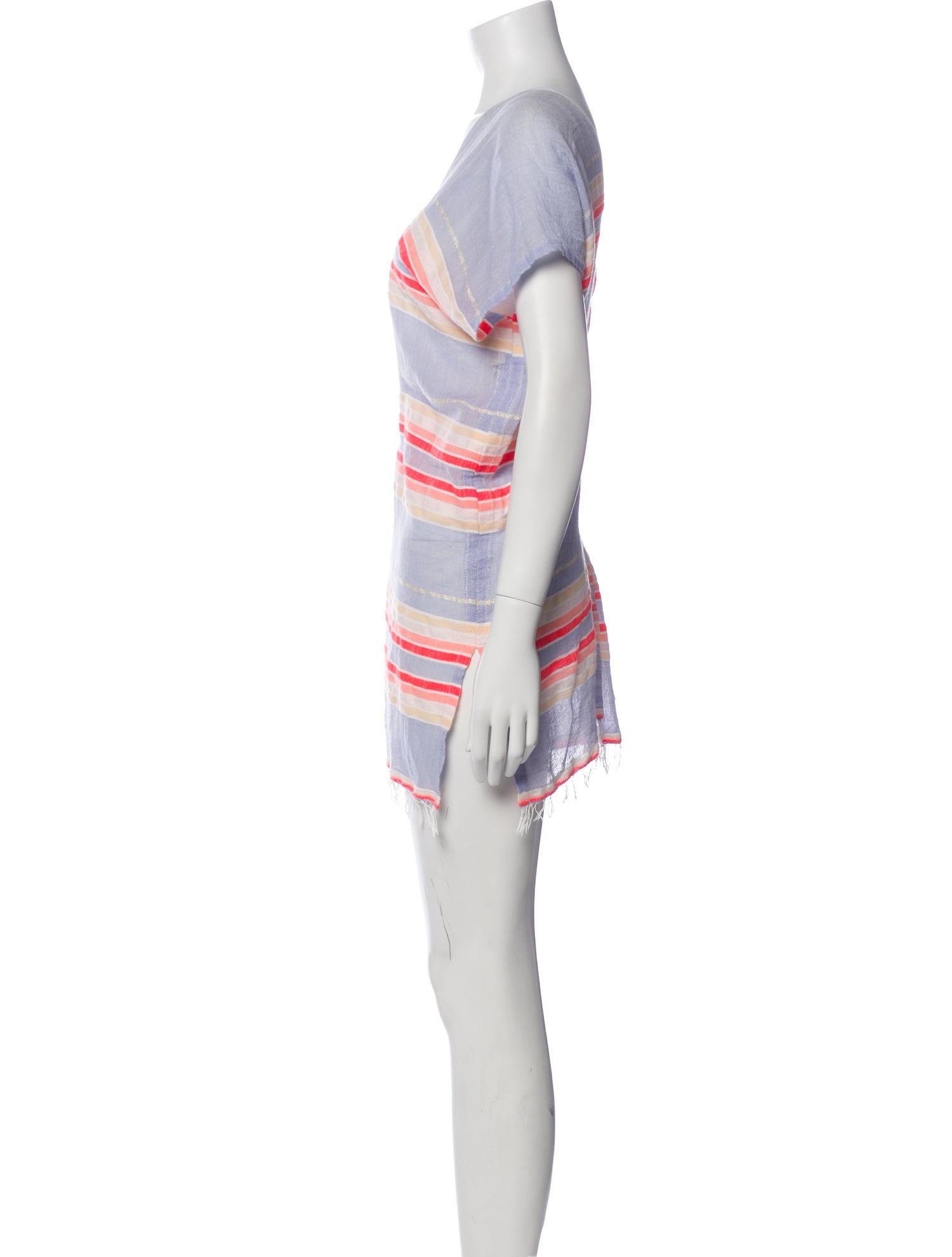 Lemlem Striped Glitter Accents Cover-Up