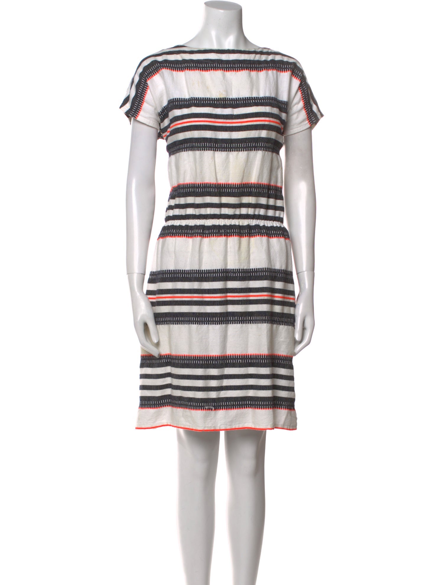 Lemlem Striped Knee-Length Dress