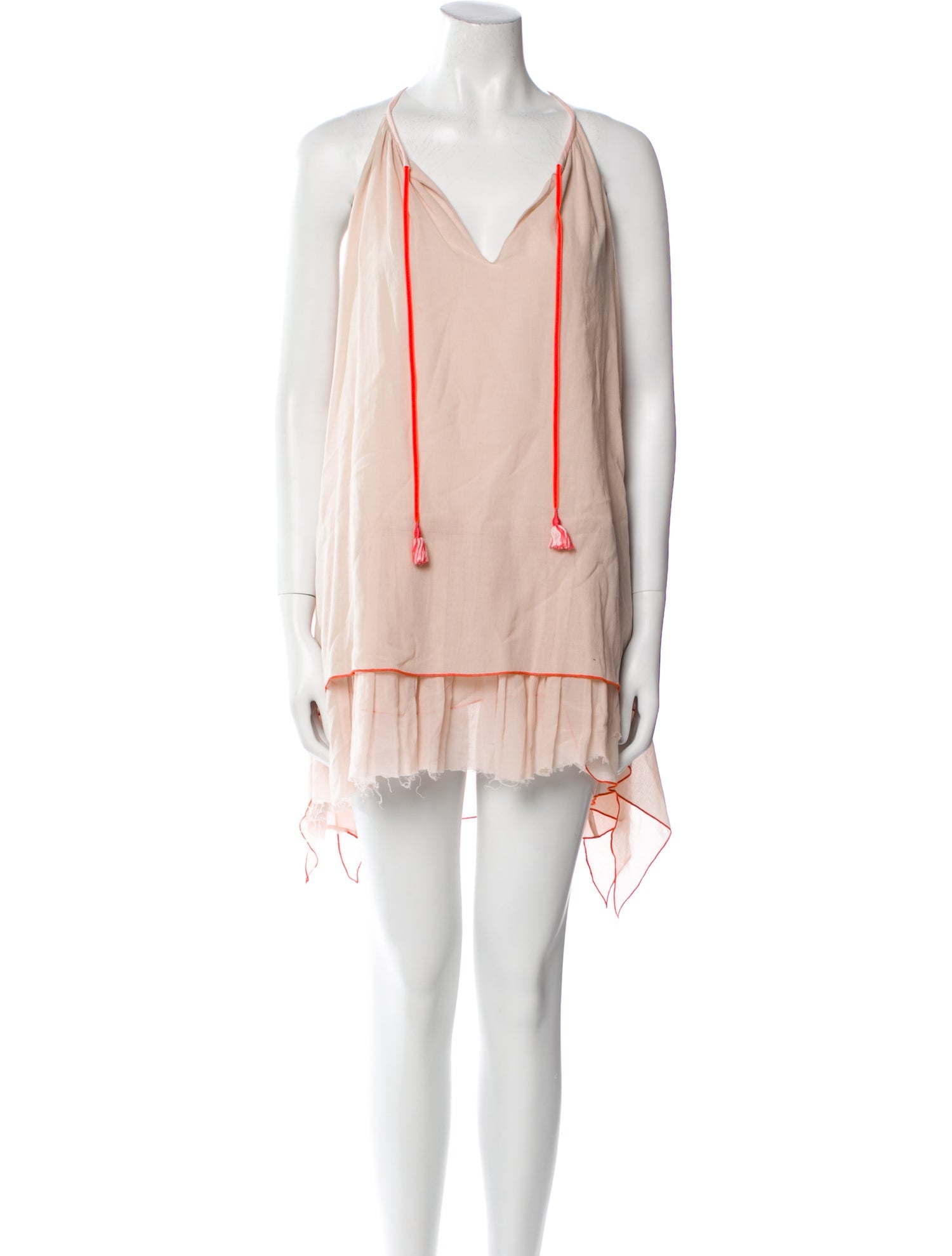 Lemlem V-Neck Mini Dress